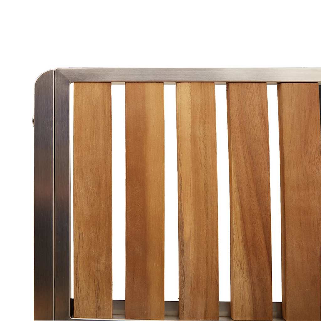Ensemble de salle à manger pour jardin 3 pcs Marron