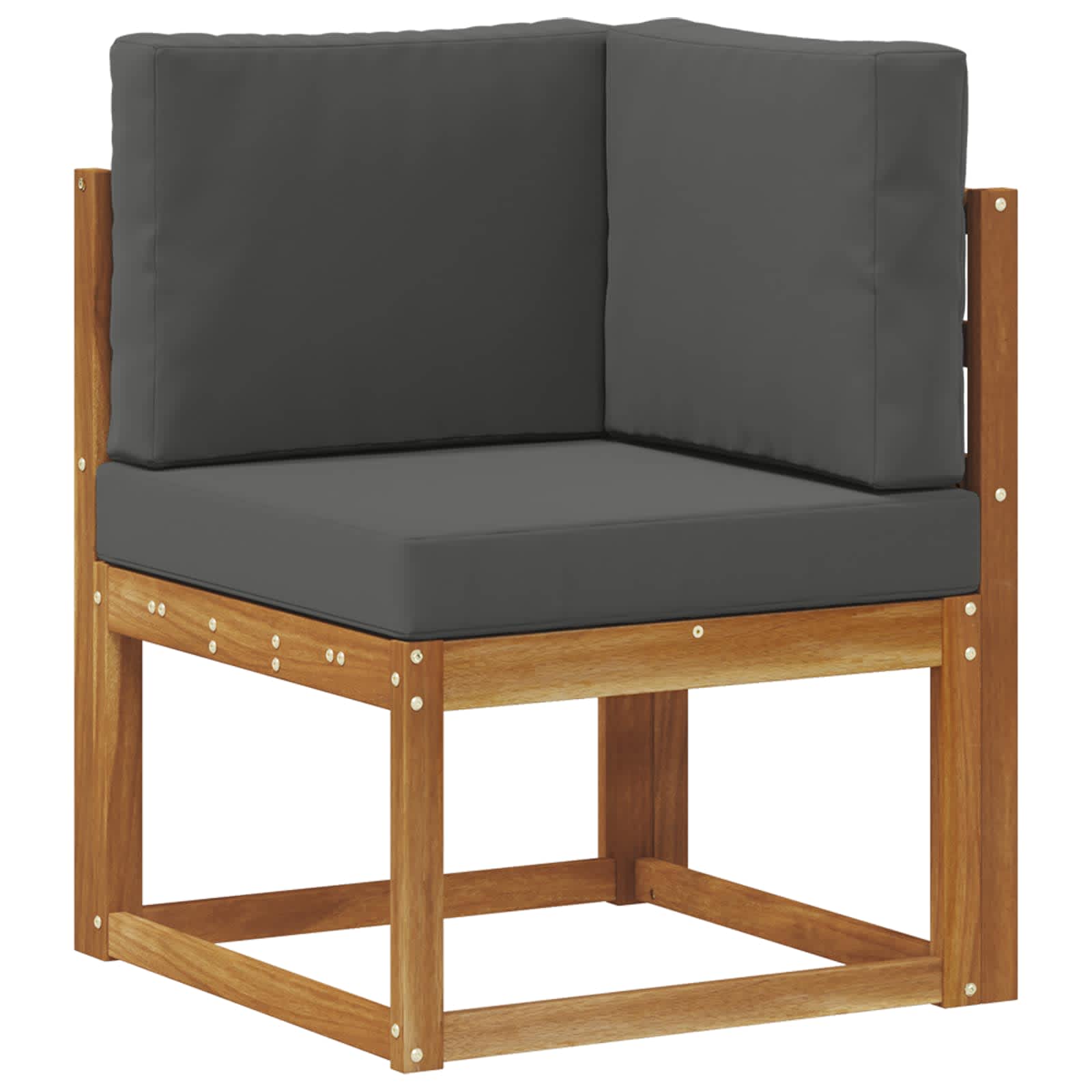 Ensemble de canapés d'extérieur 7 pcs Naturel et Anthracite - XIOS