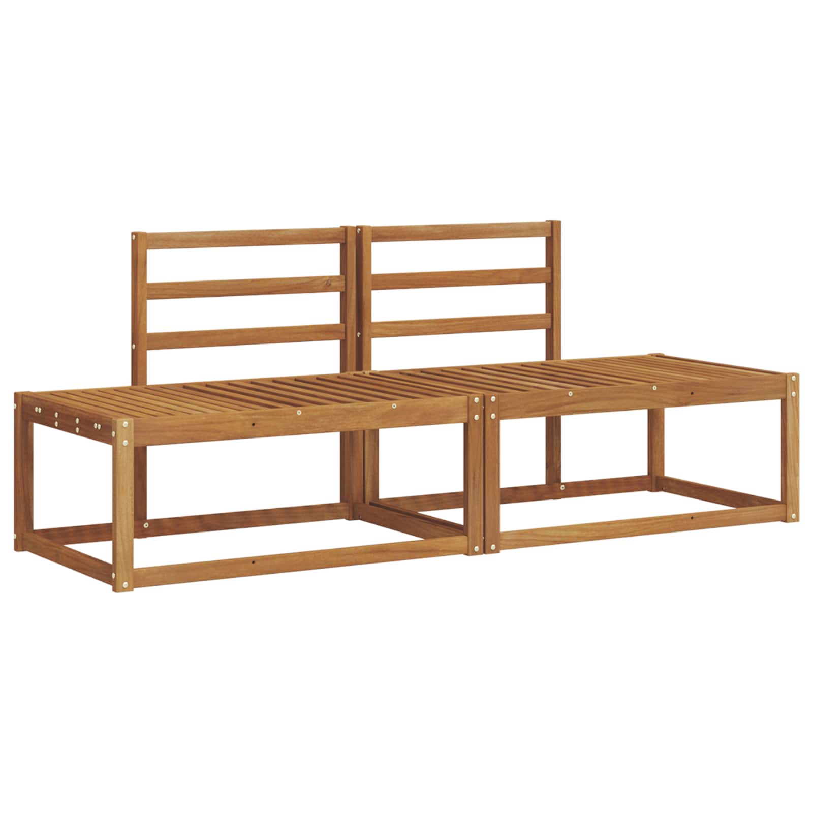 Ensemble de canapés d'extérieur 2 pcs Naturel - XIOS