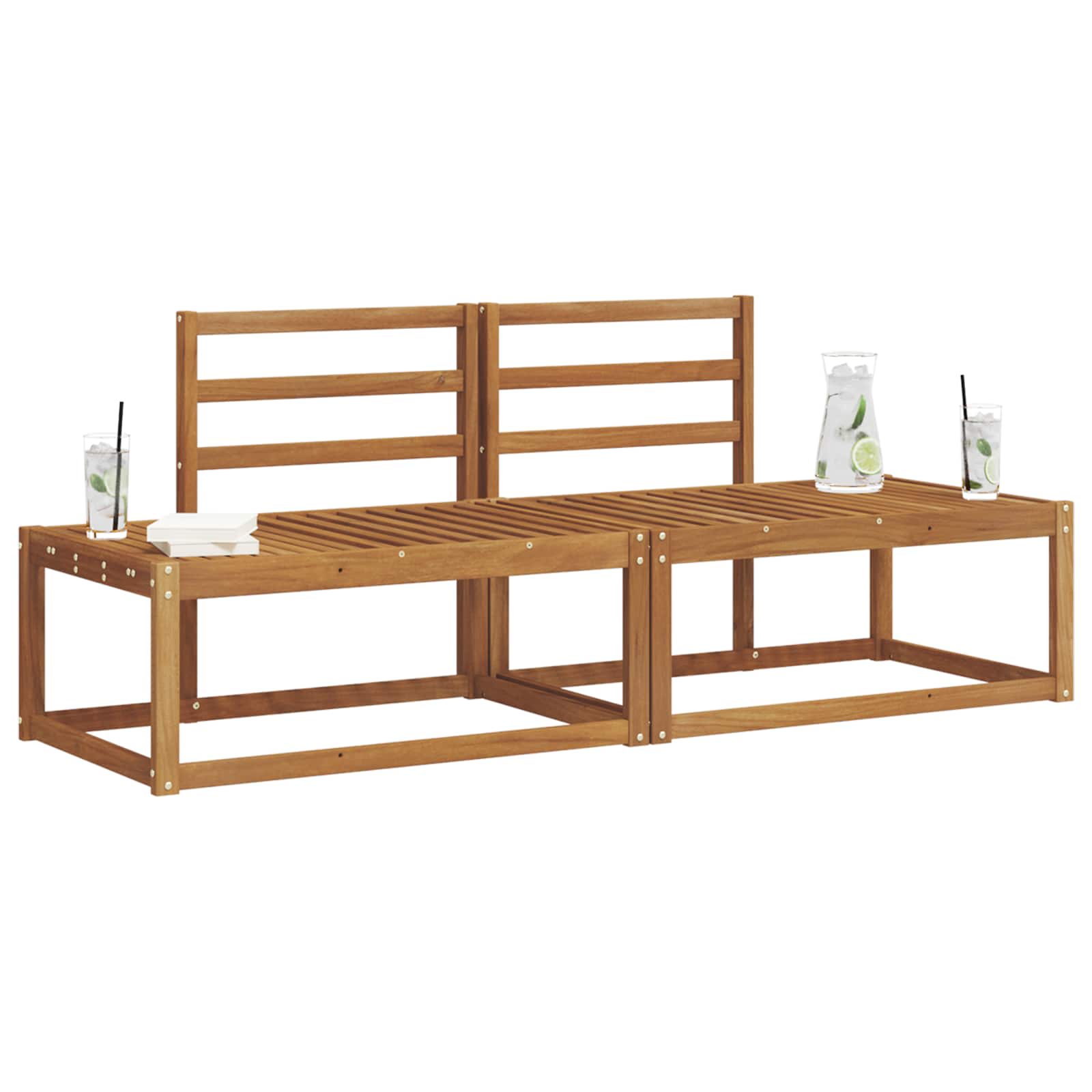 Ensemble de canapés d'extérieur 2 pcs Naturel - XIOS