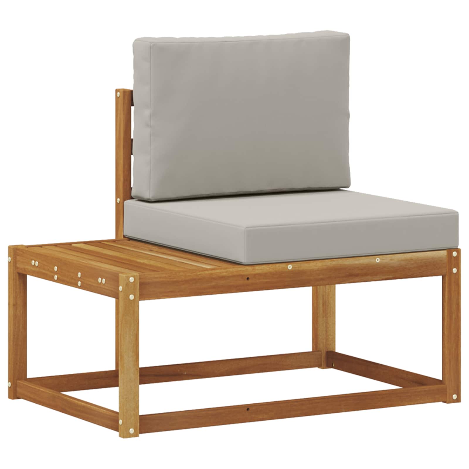 Ensemble de canapés d'extérieur avec coussin 3 pcs Naturel - XIOS
