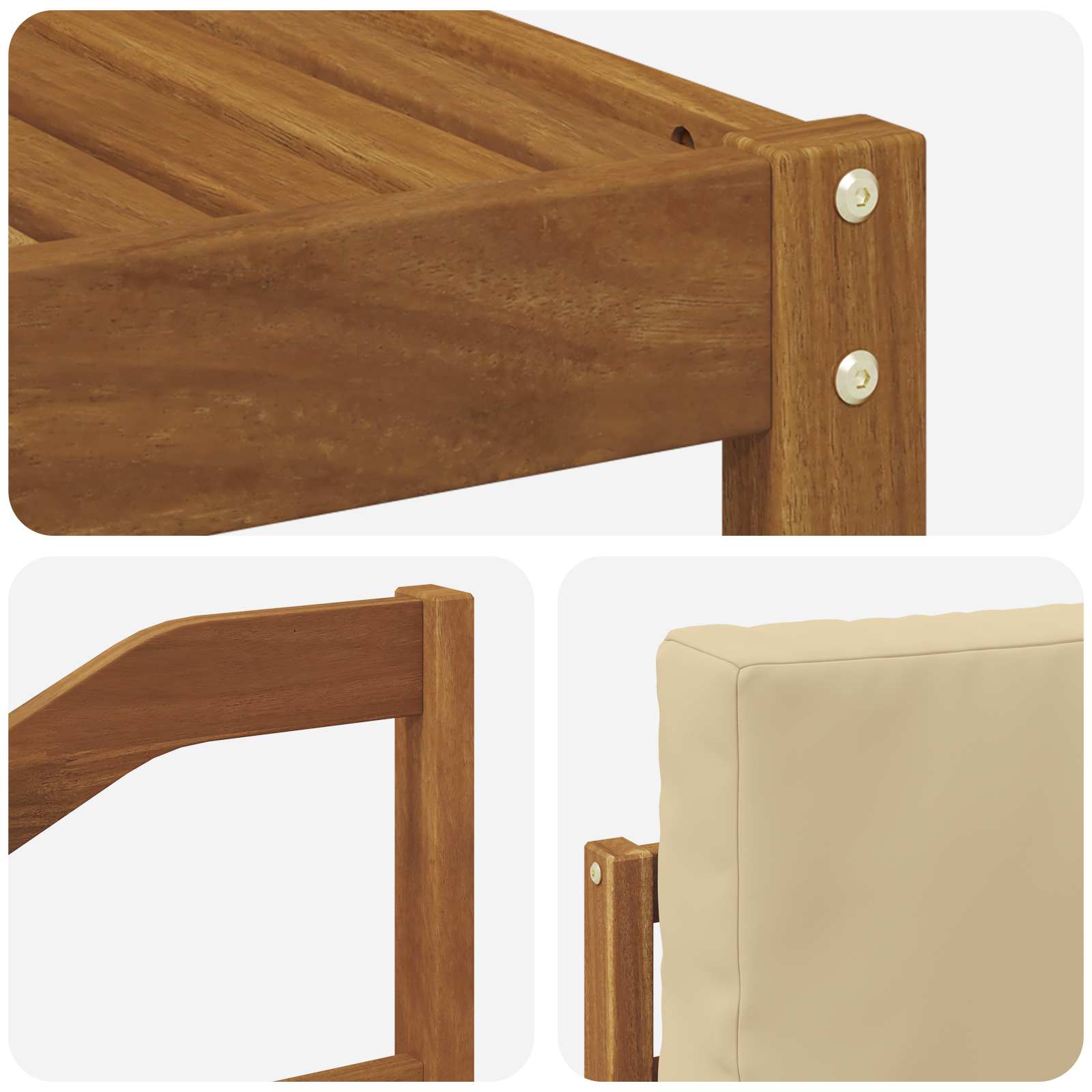 Ensemble de canapés d'extérieur 11 pcs Naturel et Beige - XIOS