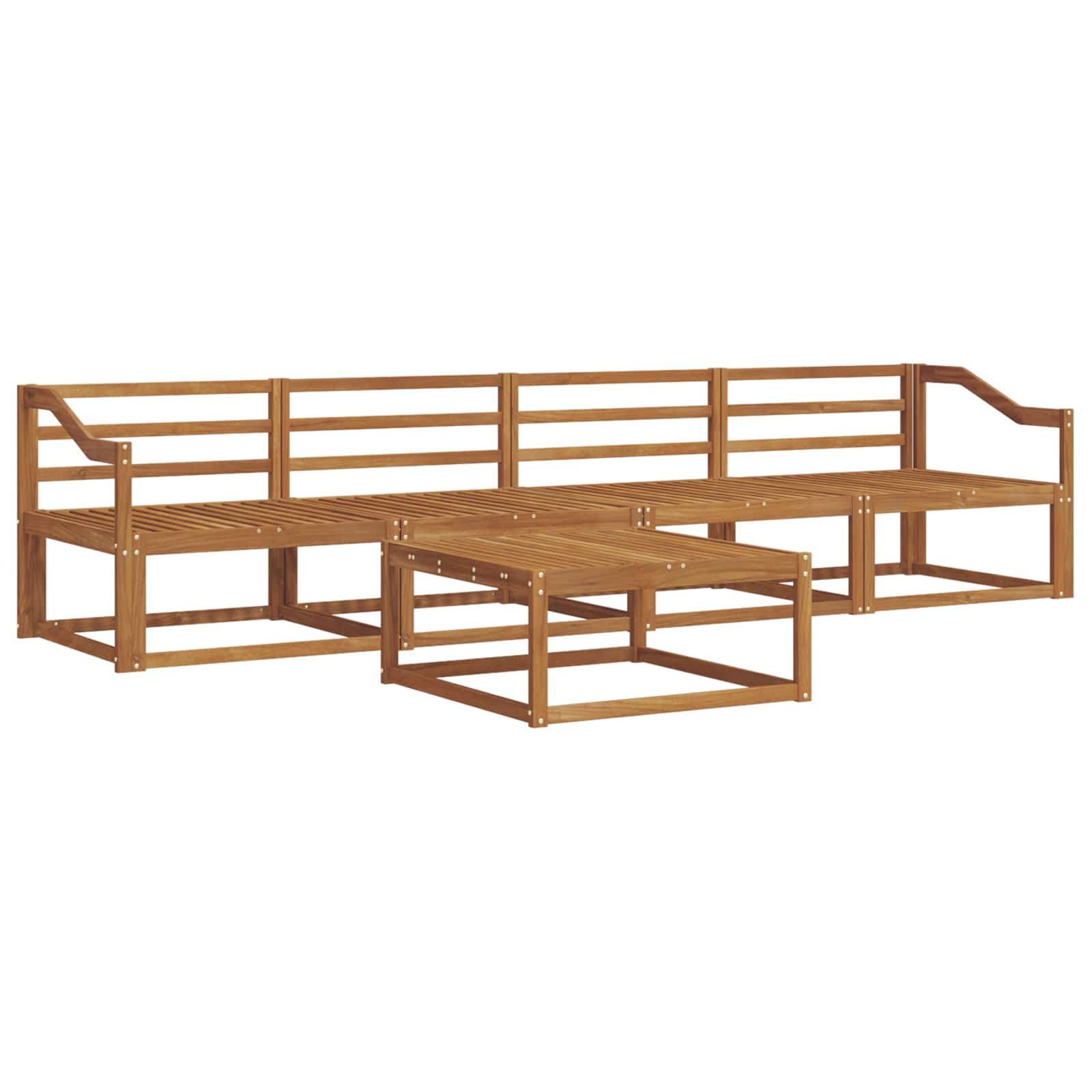 Ensemble de canapés d'extérieur 5 pcs Naturel - XIOS