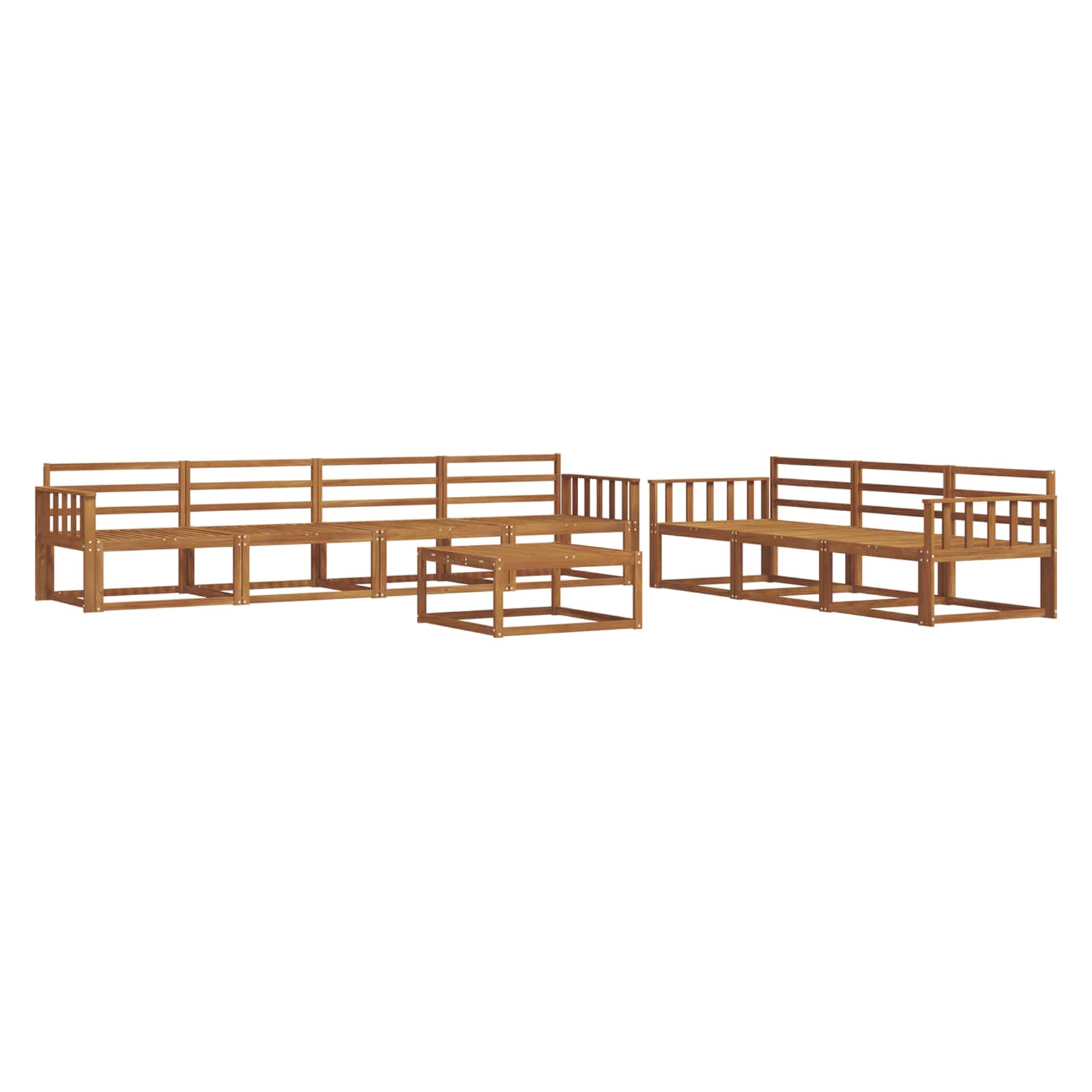 Ensemble de canapés d'extérieur 8 pcs Naturel - XIOS