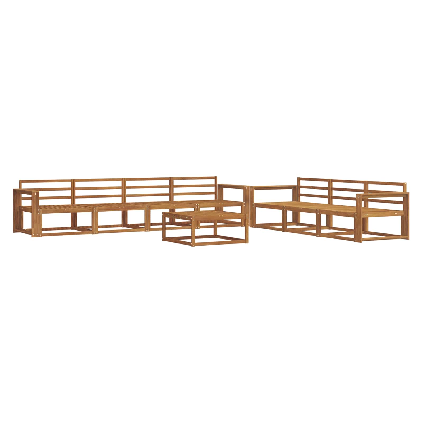 Ensemble de canapés d'extérieur 8 pcs Naturel - XIOS