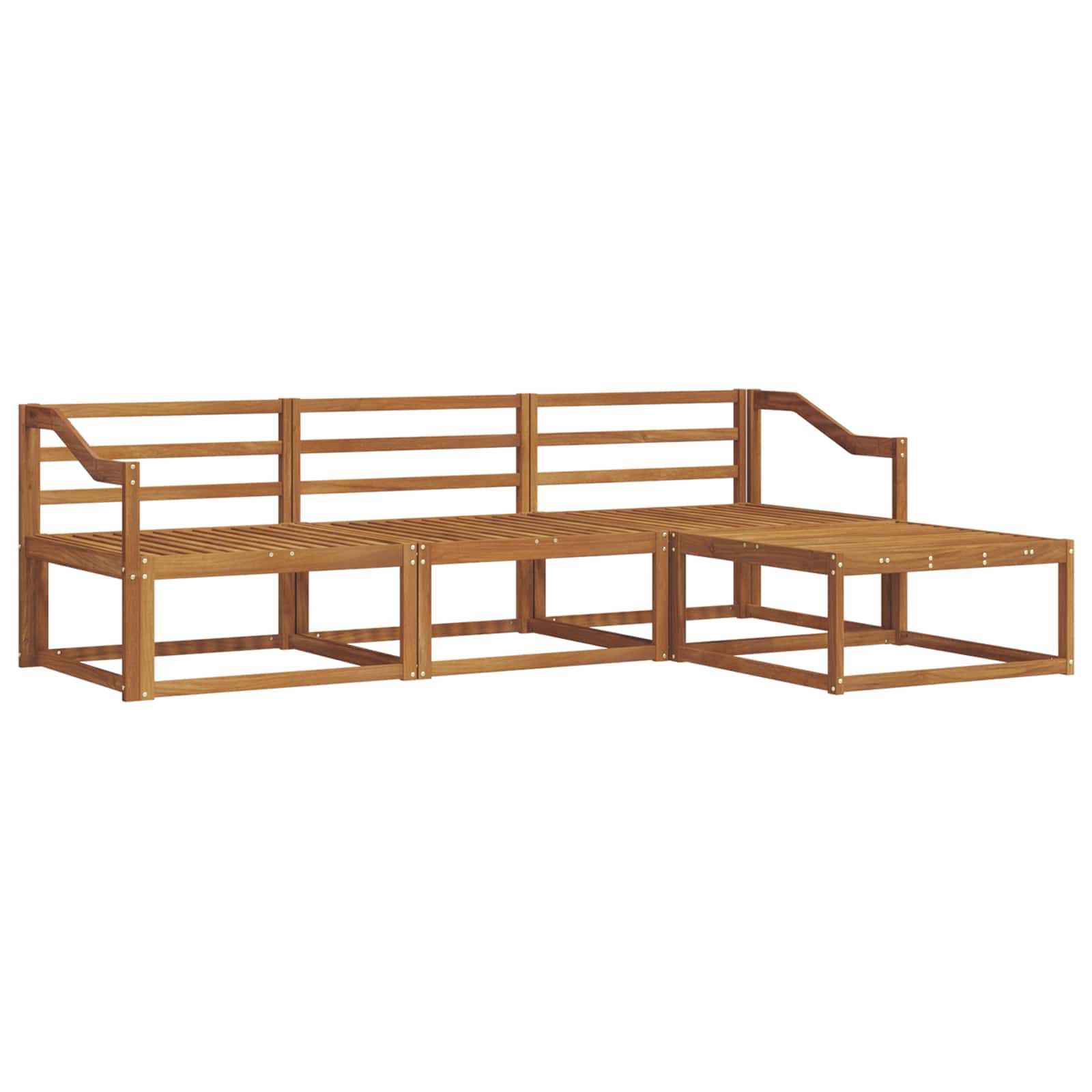 Ensemble de canapés d'extérieur 4 pcs Naturel - XIOS