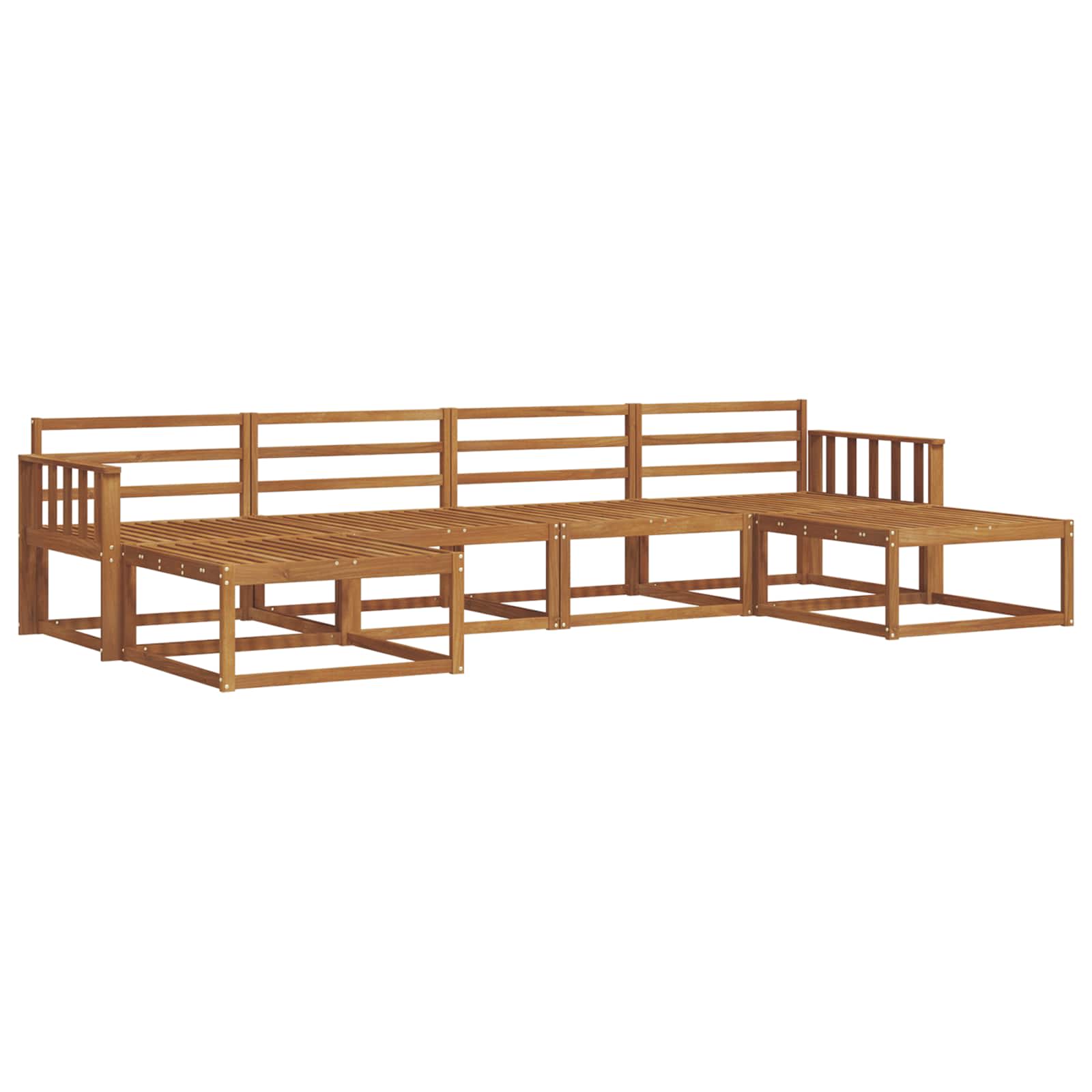 Ensemble de canapés d'extérieur 6 pcs Naturel - XIOS