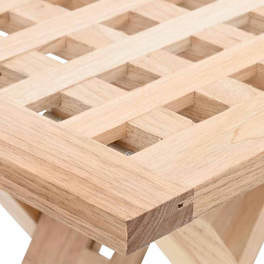 Table basse Marron 33 x 33 x 40.5 cm Bois massif de noyer - XIOS