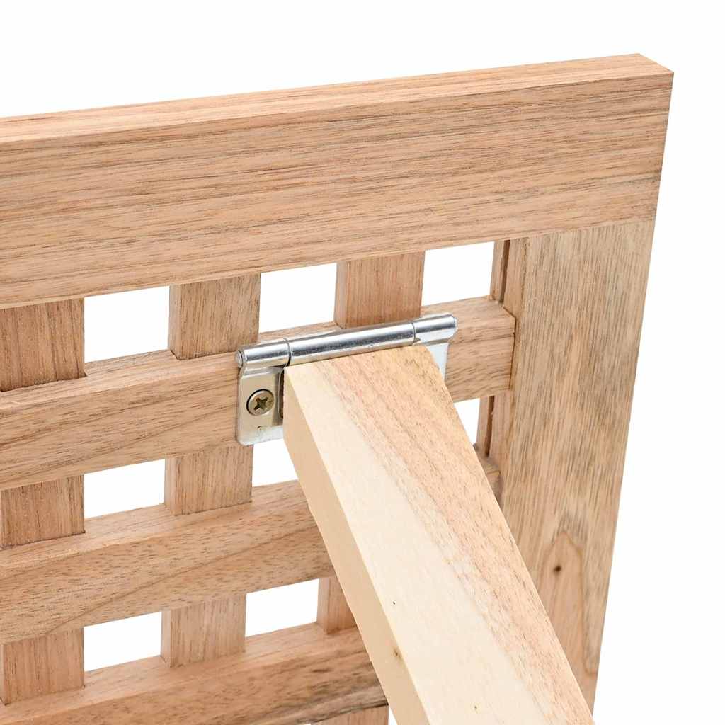 Table basse Marron 33 x 33 x 40.5 cm Bois massif de noyer - XIOS