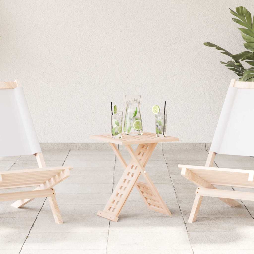 Table basse Marron 33 x 33 x 40.5 cm Bois massif de noyer - XIOS