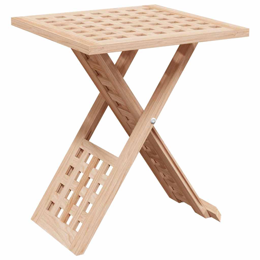 Table basse Marron 33 x 33 x 40.5 cm Bois massif de noyer - XIOS