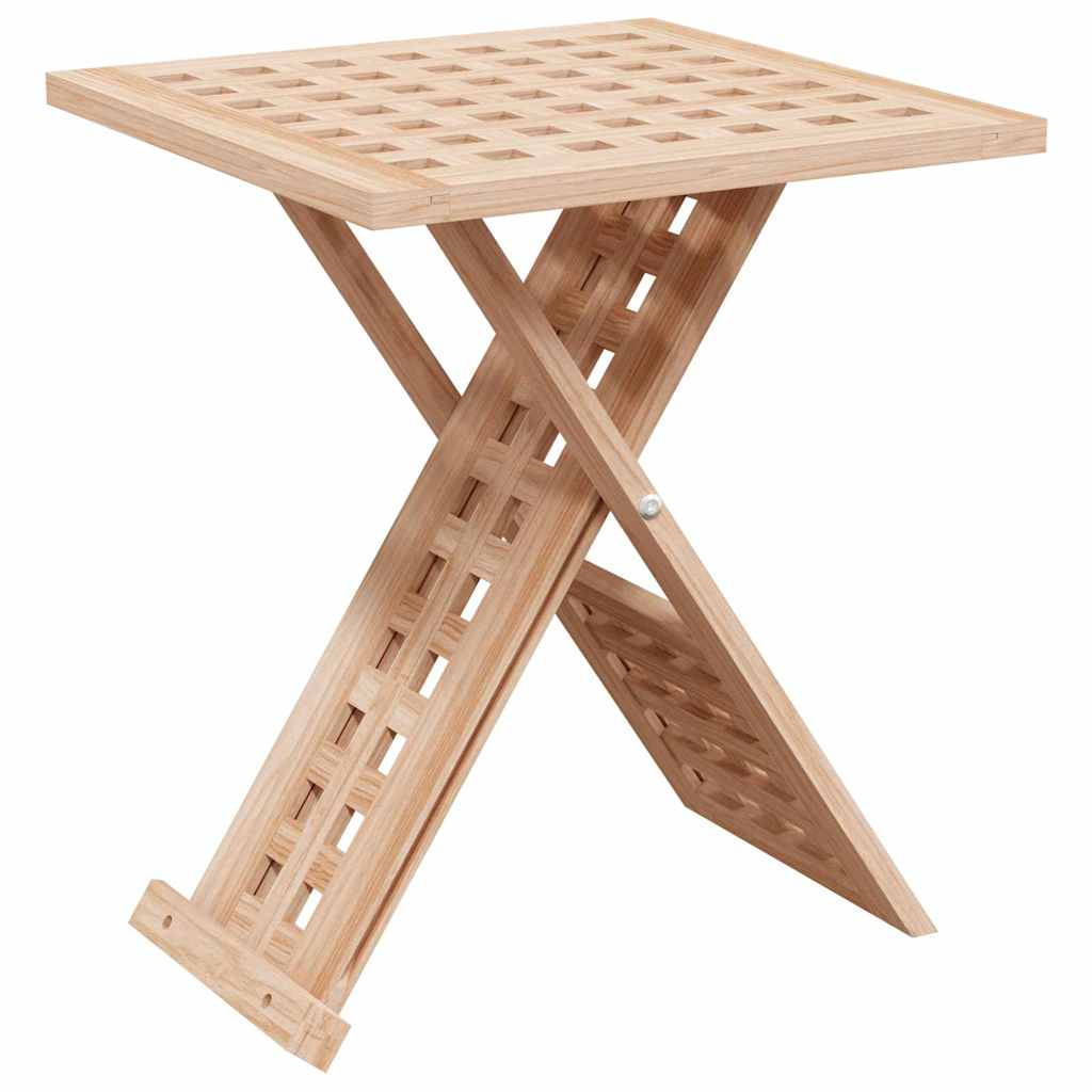 Table basse Marron 33 x 33 x 40.5 cm Bois massif de noyer - XIOS