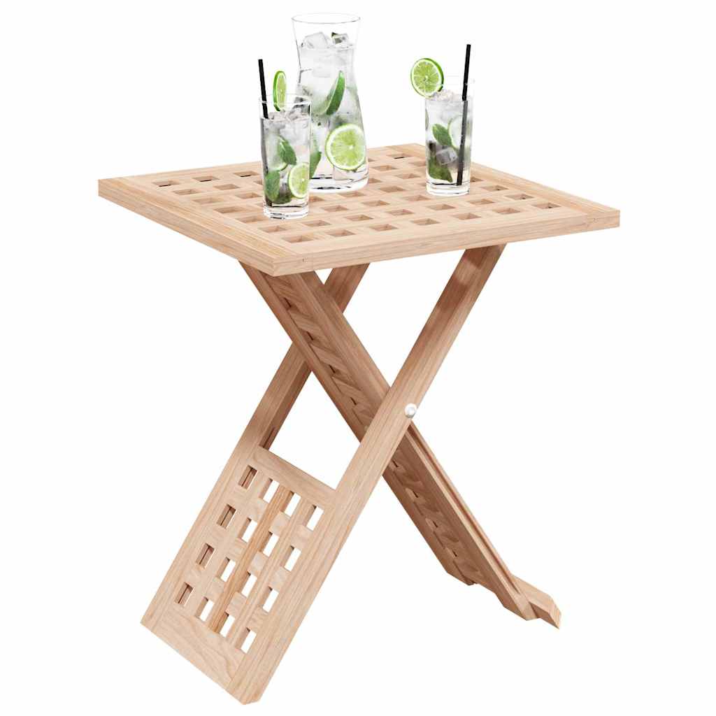 Table basse Marron 33 x 33 x 40.5 cm Bois massif de noyer - XIOS
