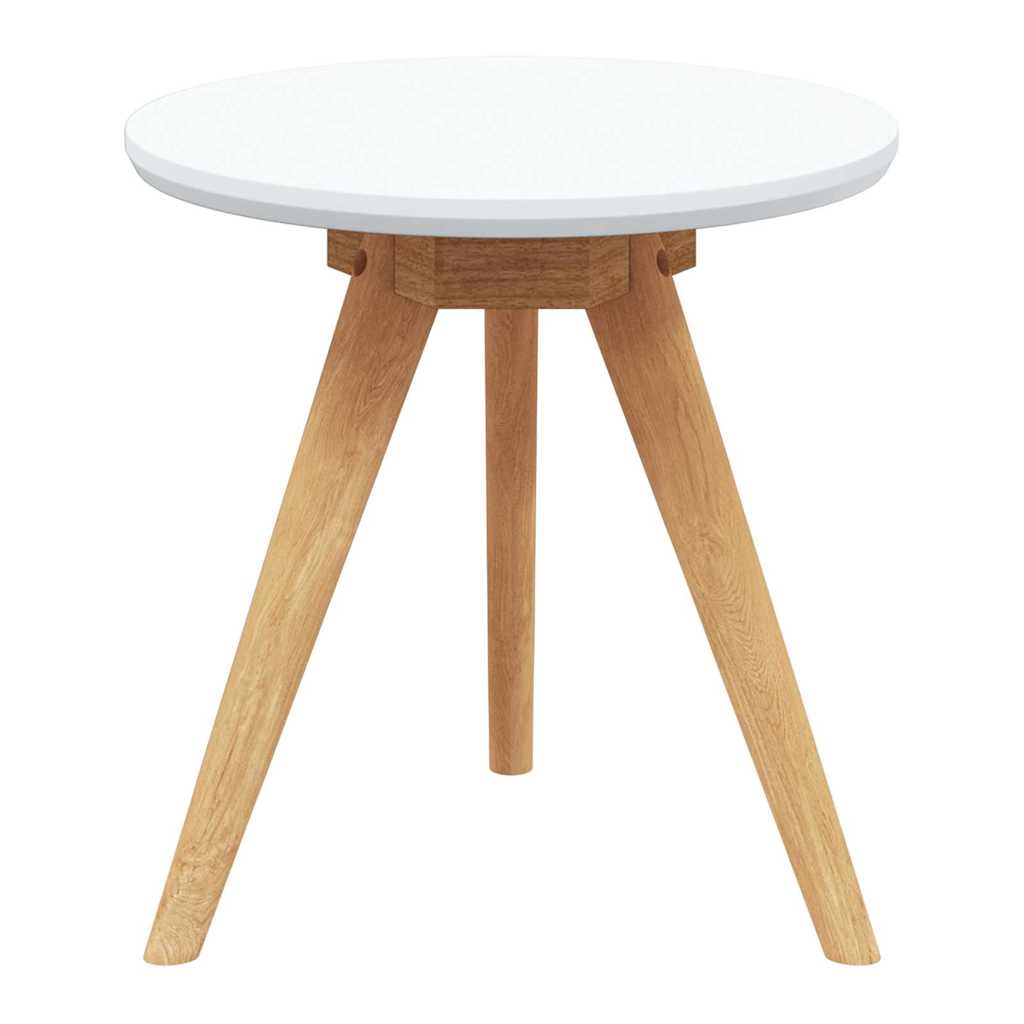 Table basse Marron 50 x 50 x 46 cm Bois massif de noyer - XIOS