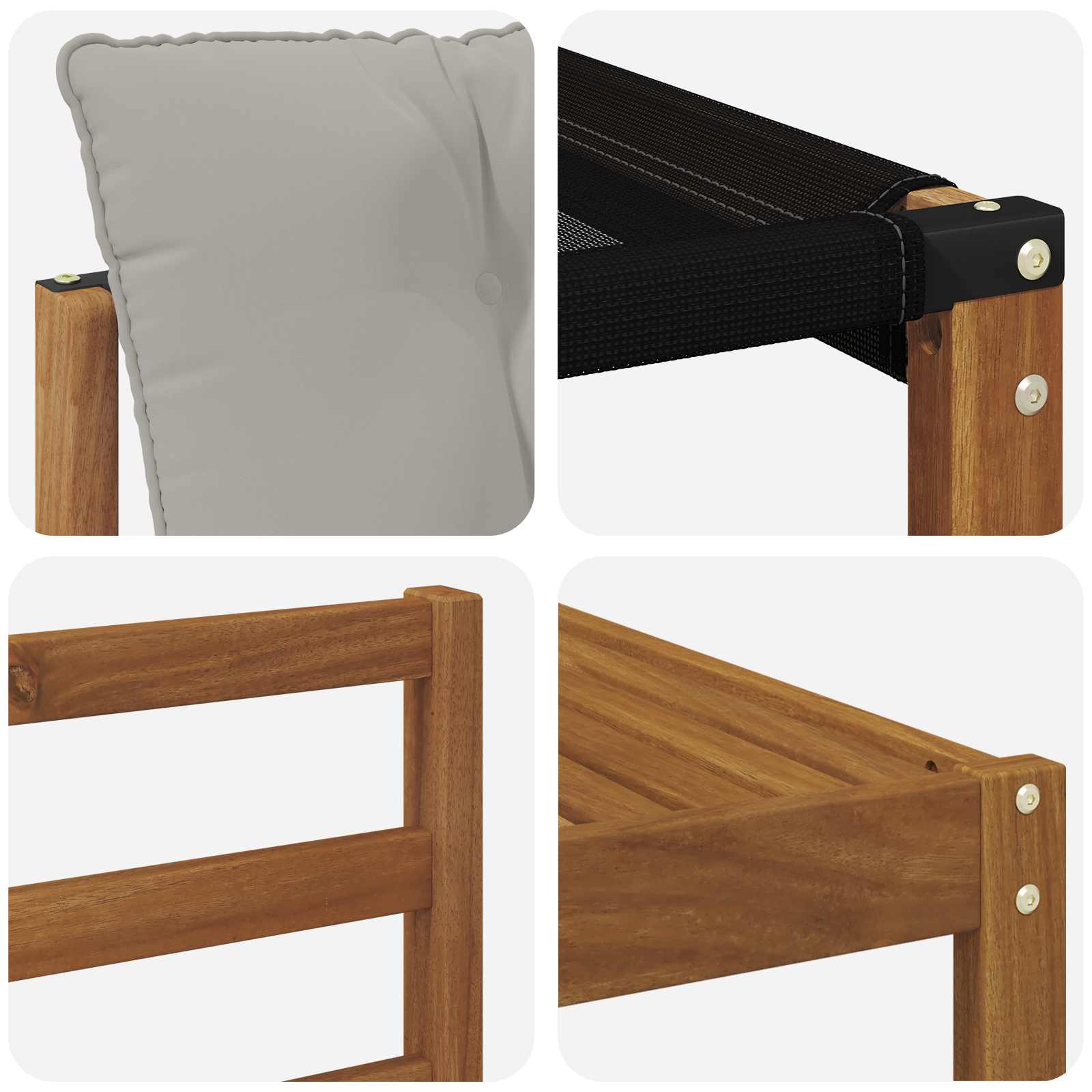 Ensemble de canapés d'extérieur 8 pcs Gris Naturel et Clair - XIOS