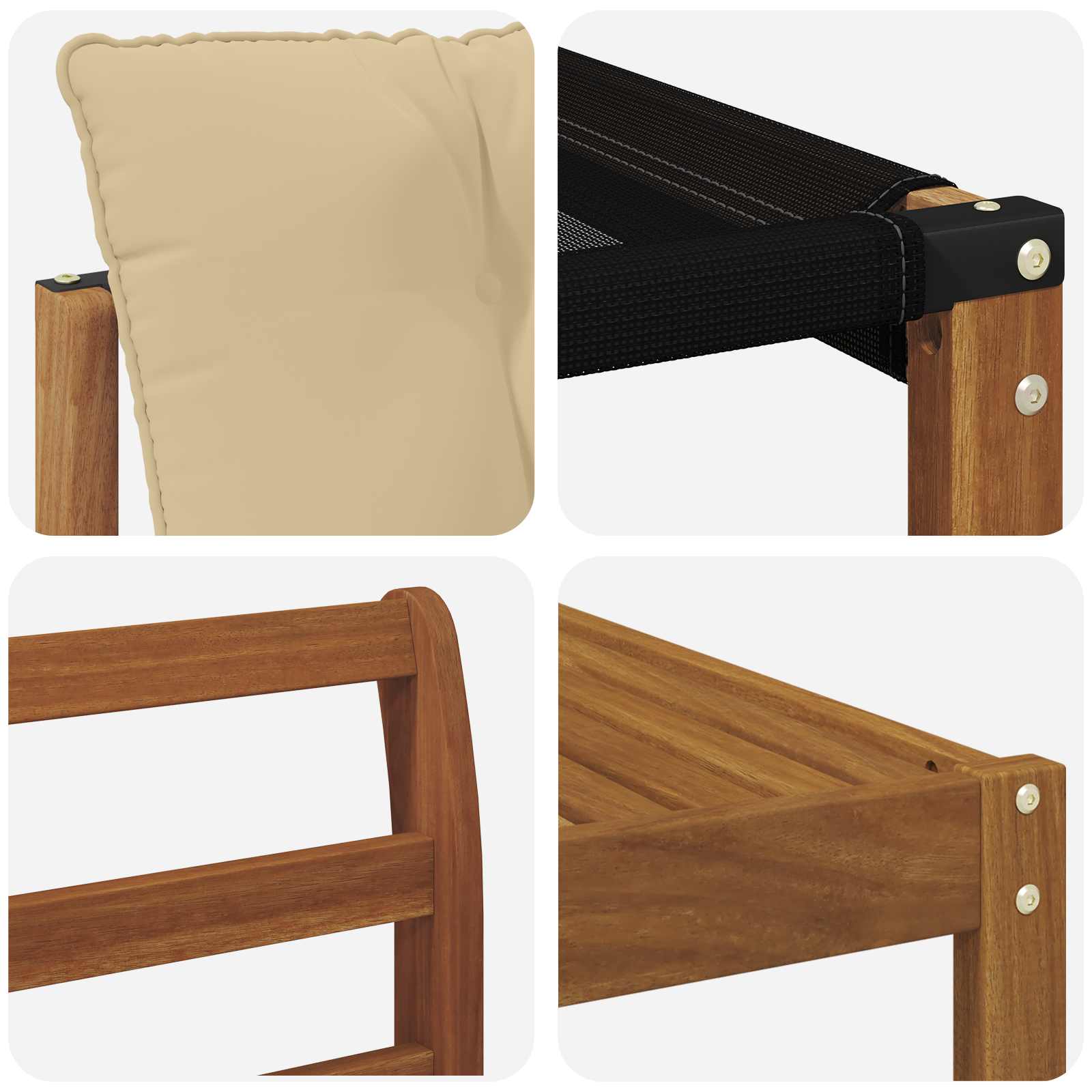 Ensemble de canapés d'extérieur 10 pcs Naturel et Beige - XIOS