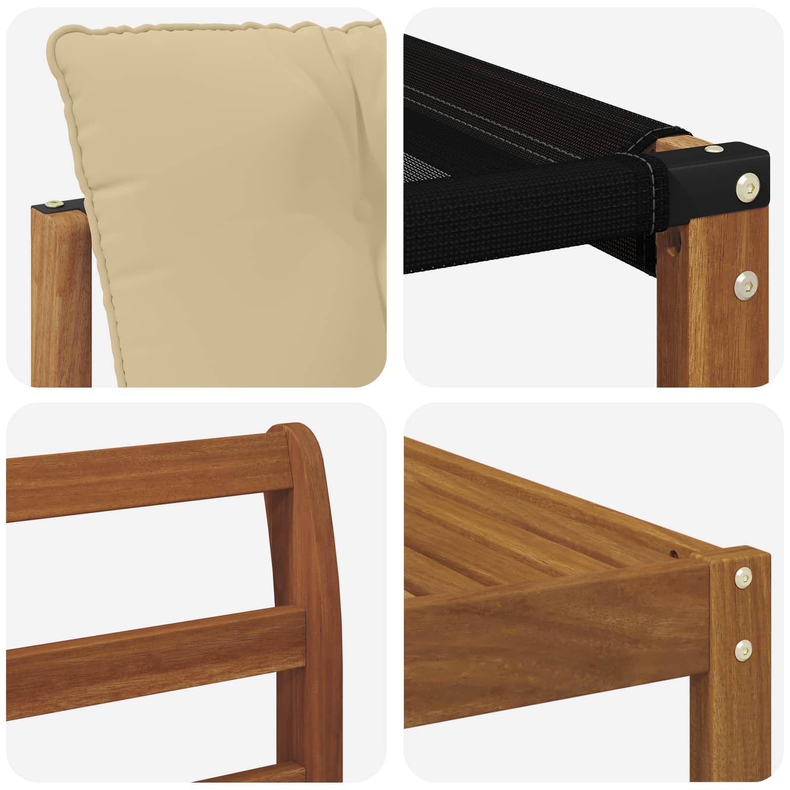 Ensemble de canapés d'extérieur 6 pcs Naturel et Beige - XIOS