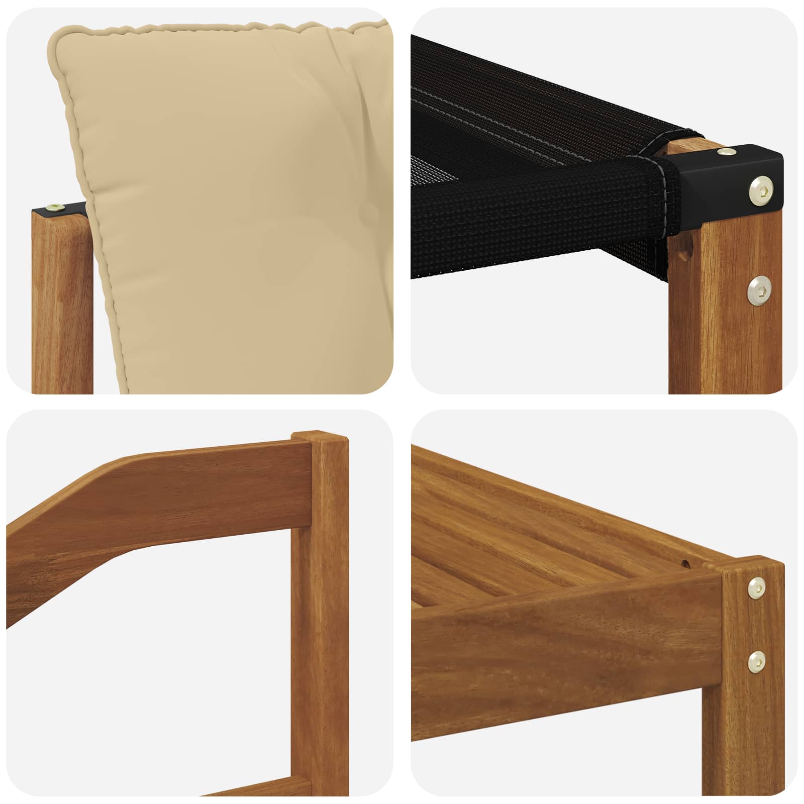 Ensemble de canapés d'extérieur 9 pcs Naturel et Beige - XIOS