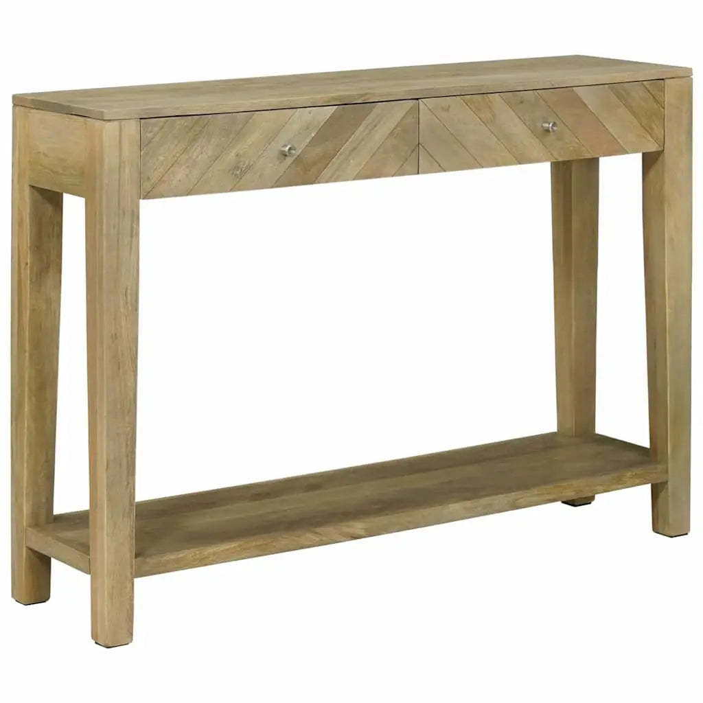 Table console avec tiroir Gris naturel 110 x 30 x 80 cm - XIOS