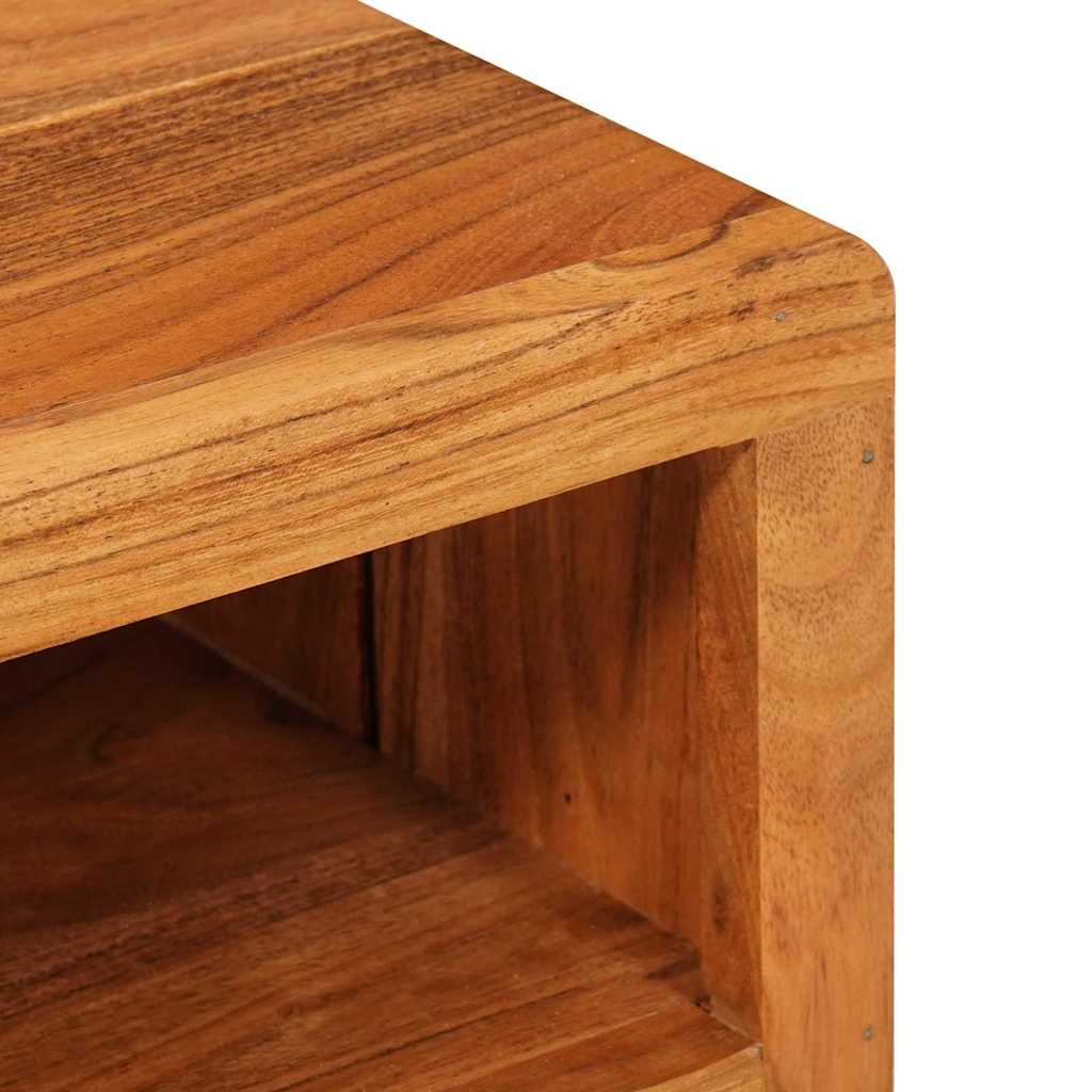 Meuble TV Marron 110 x 30 x 40 cm Bois d'Acacia Massif - XIOS