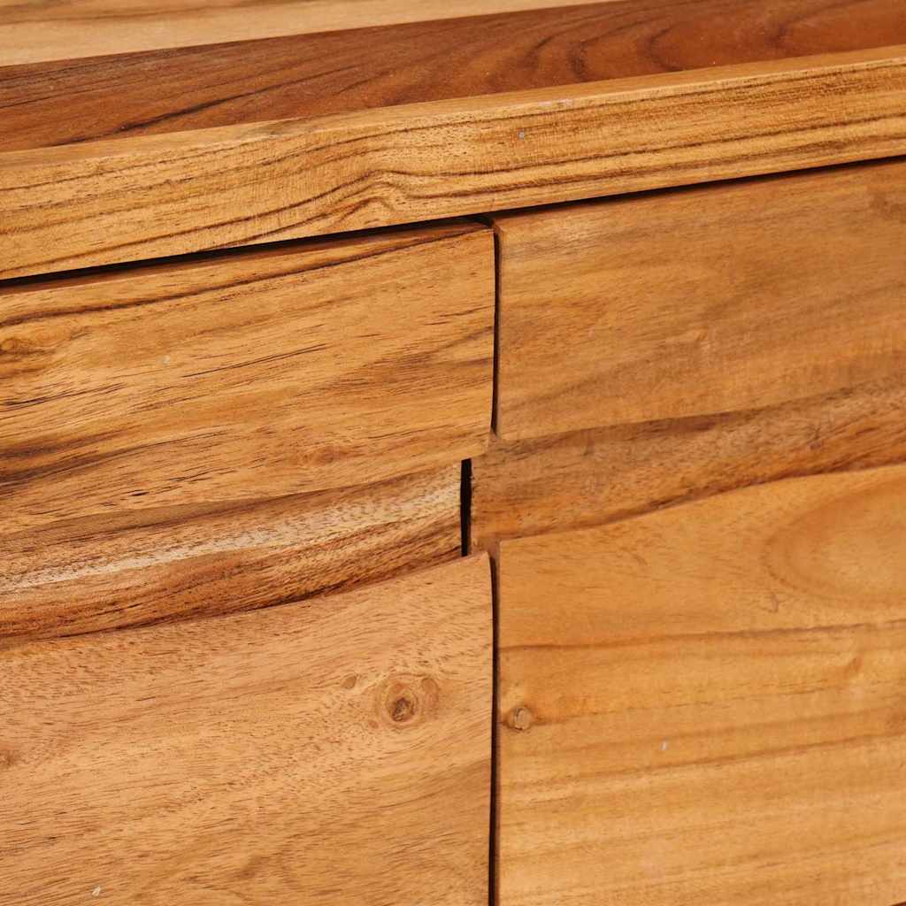 Meuble TV Marron 110 x 30 x 40 cm Bois d'Acacia Massif - XIOS