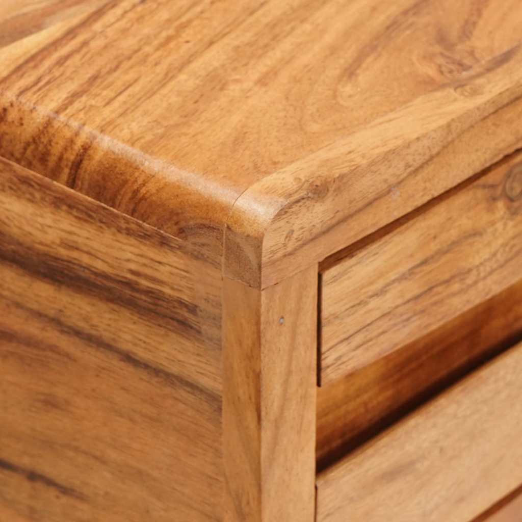 Table console Marron 110 x 30 x 80 cm Bois d'Acacia Massif - XIOS