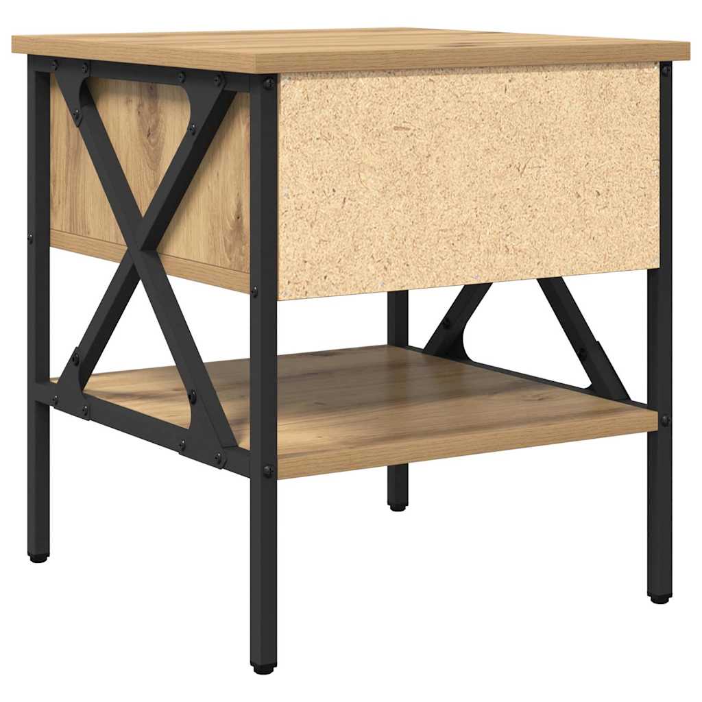 Table de chevet 2 pcs chêne artisanal 40 x 42 x 45 cm - XIOS