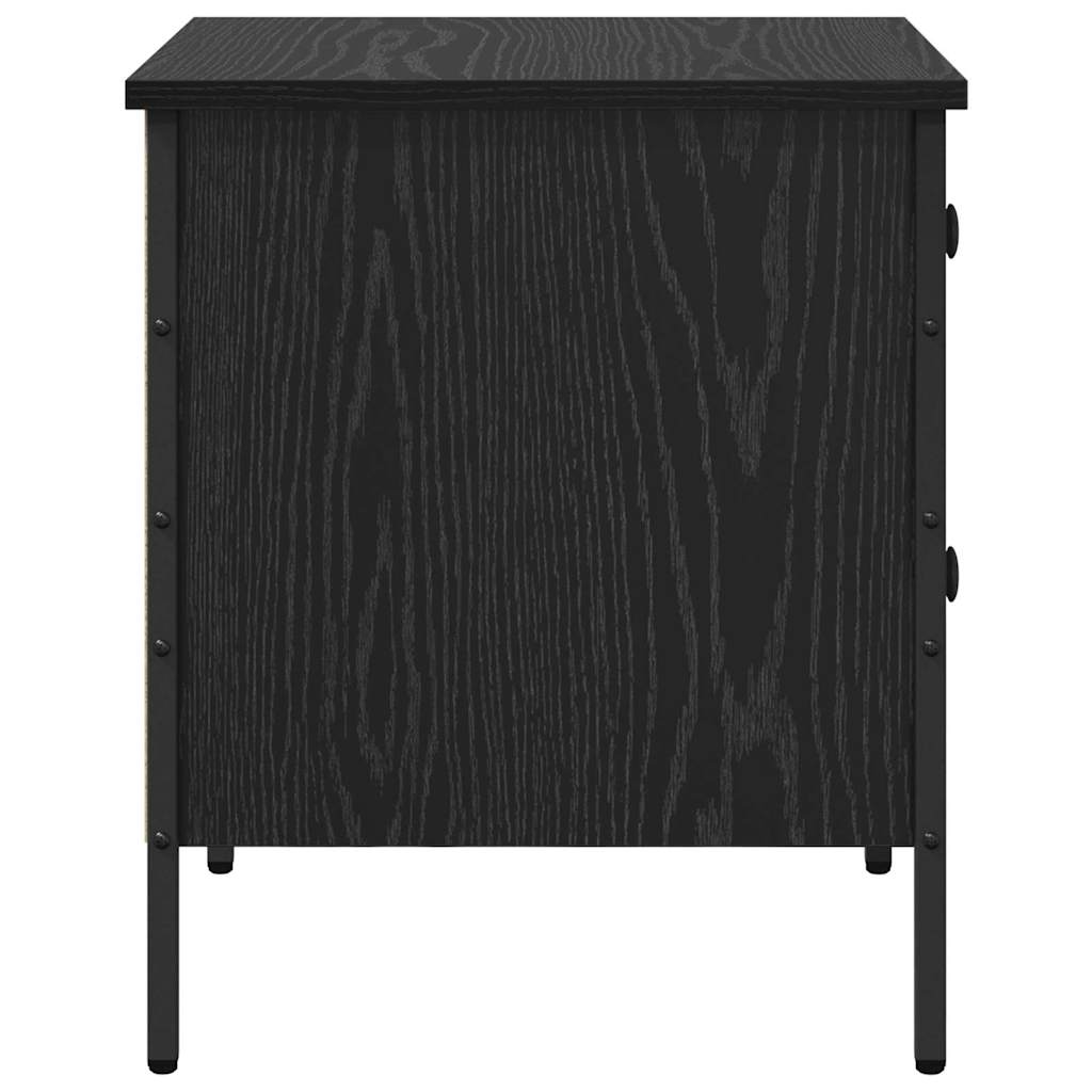 Cabinet de Chevet avec tiroir Chêne noir 40 x 42 x 50 cm - XIOS