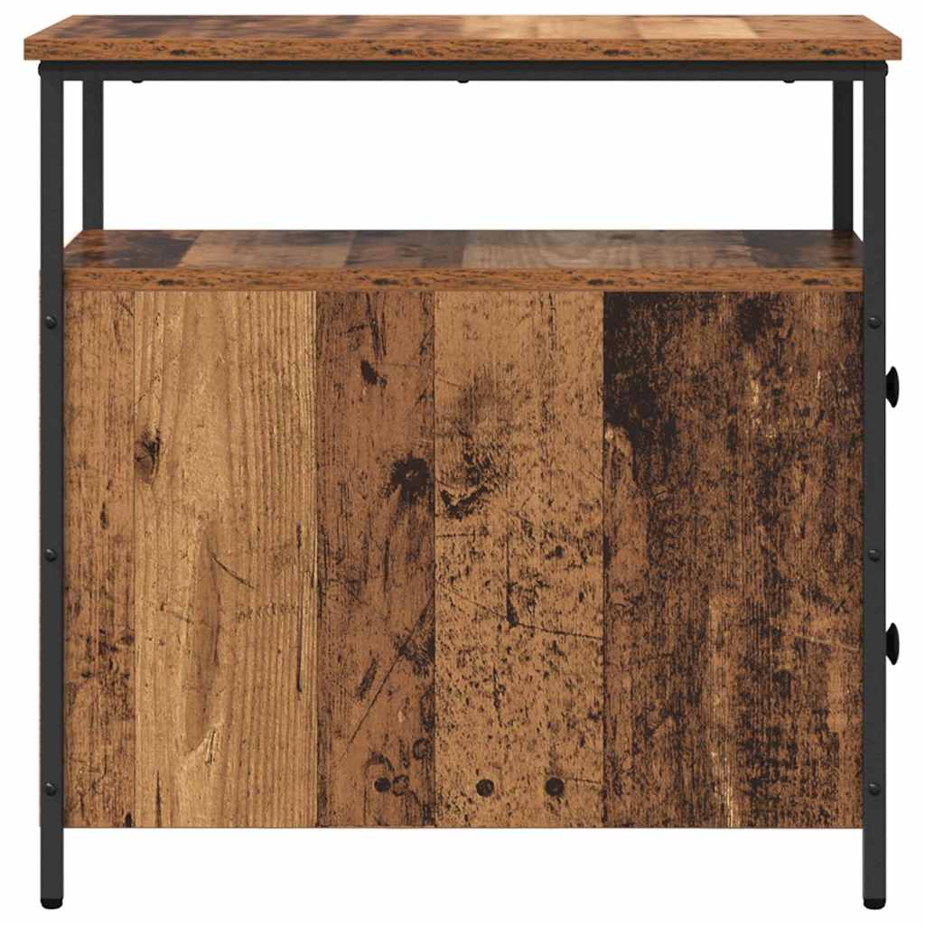 Cabinet de chevet Bois ancien 30 x 60 x 60 cm Bois d'ingénierie - XIOS