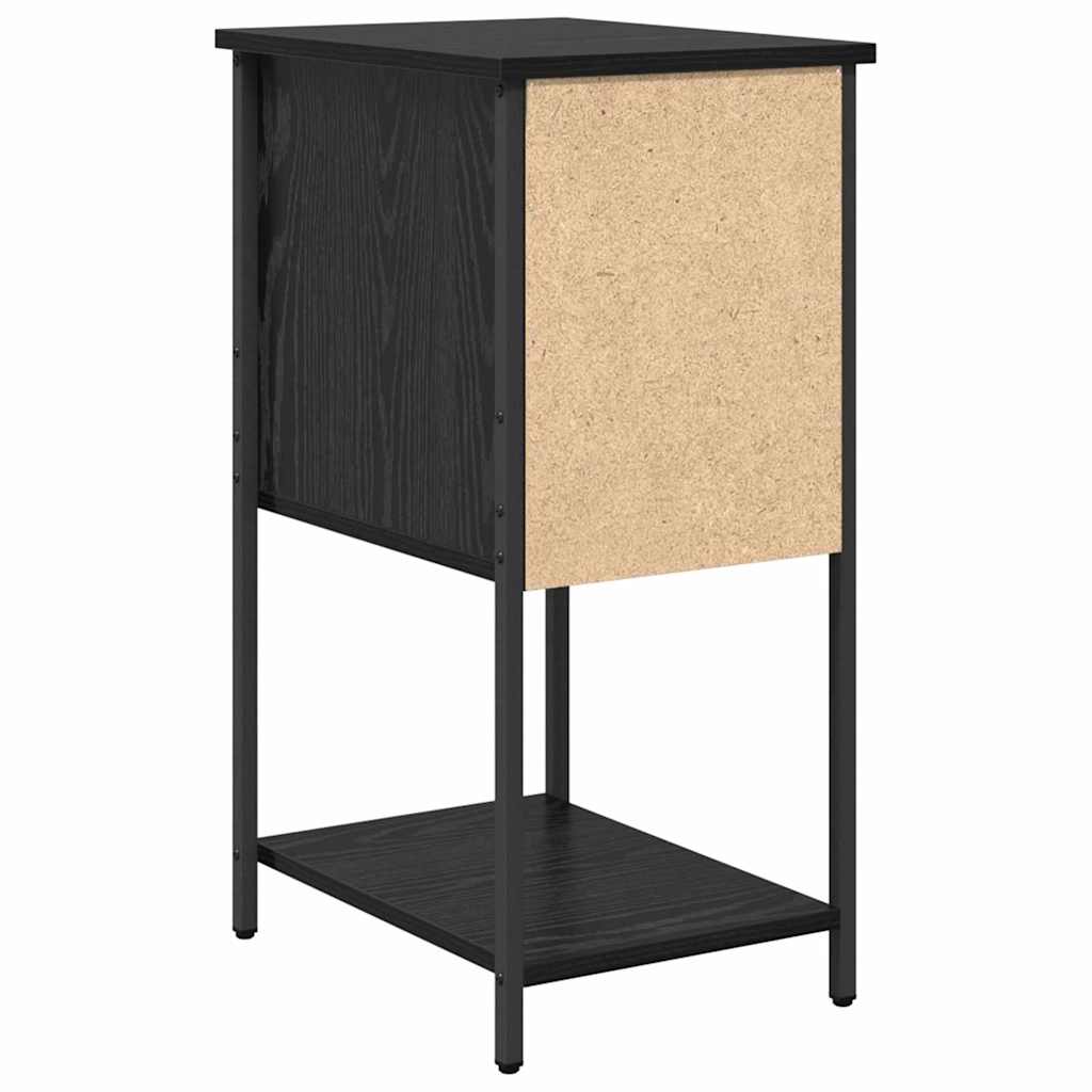 Cabinet de chevet avec tiroir 2 pcs Chêne noir 32 x 42 x 70 cm - XIOS