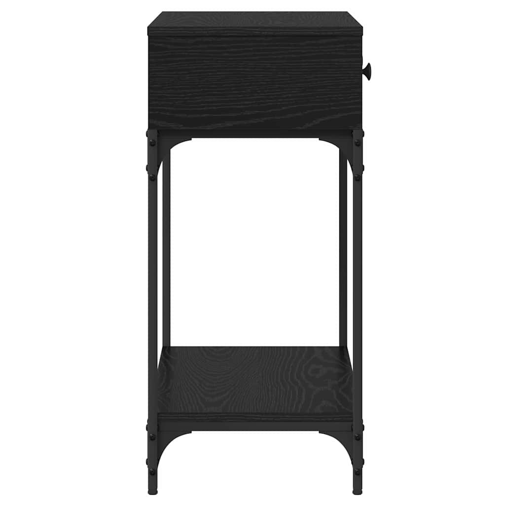 Table console Chêne noir 75 x 34,5 x 75 cm Bois d'ingénierie - XIOS