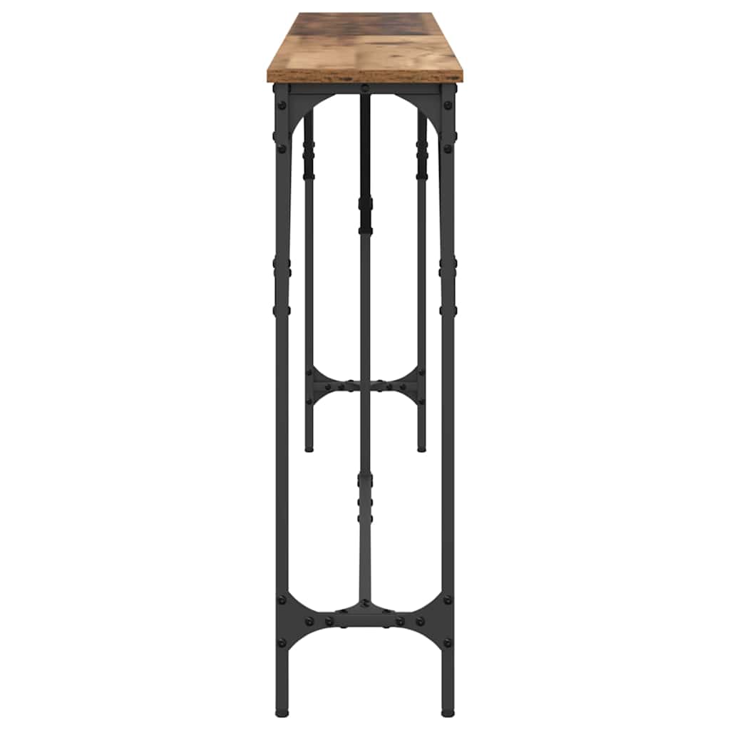 Table console Bois Ancien 180 x 23 x 75 cm - XIOS