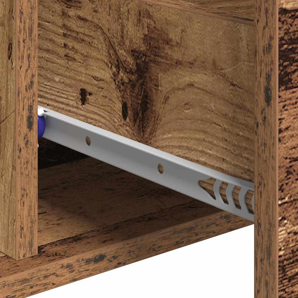 Buffet avec tiroir Vieux bois 60 x 31 x 70 cm Bois d'ingénierie - XIOS