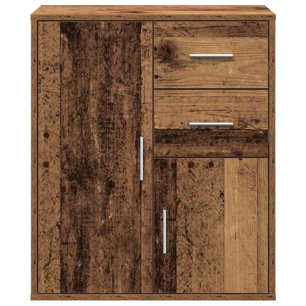 Buffet avec tiroir Vieux bois 60 x 31 x 70 cm Bois d'ingénierie - XIOS