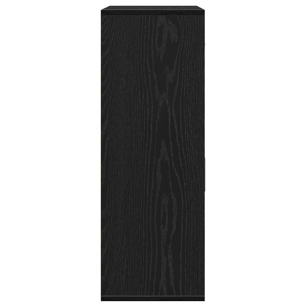 Buffet avec tiroir Chêne noir 79 x 38 x 80 cm Bois d'ingénierie - XIOS