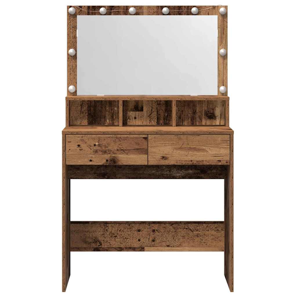 Table de Toilette avec tiroir Bois ancien 80 x 41 x 134,5 cm - XIOS