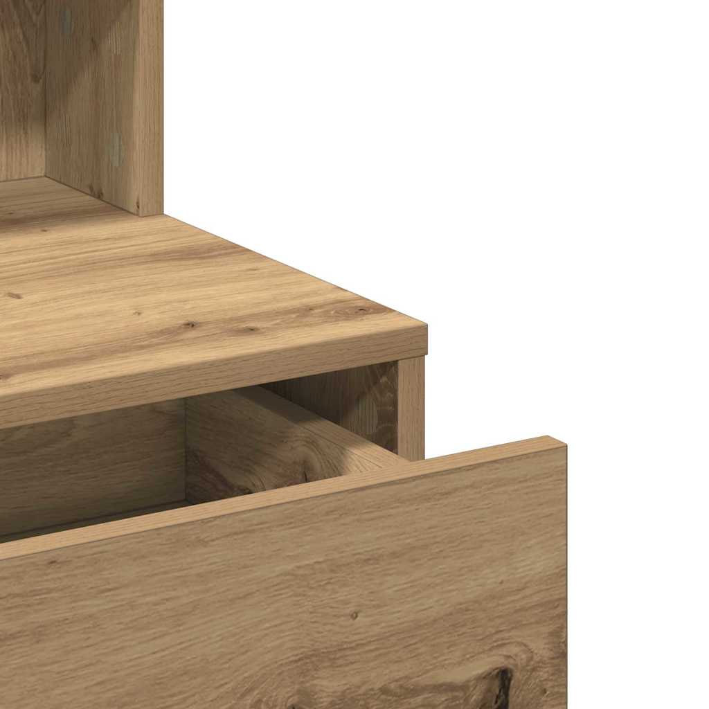 Table de Toilette Chêne artisanal 80 x 41 x 134,5 cm - XIOS