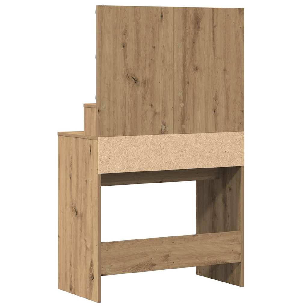 Table de Toilette Chêne artisanal 80 x 41 x 134,5 cm - XIOS
