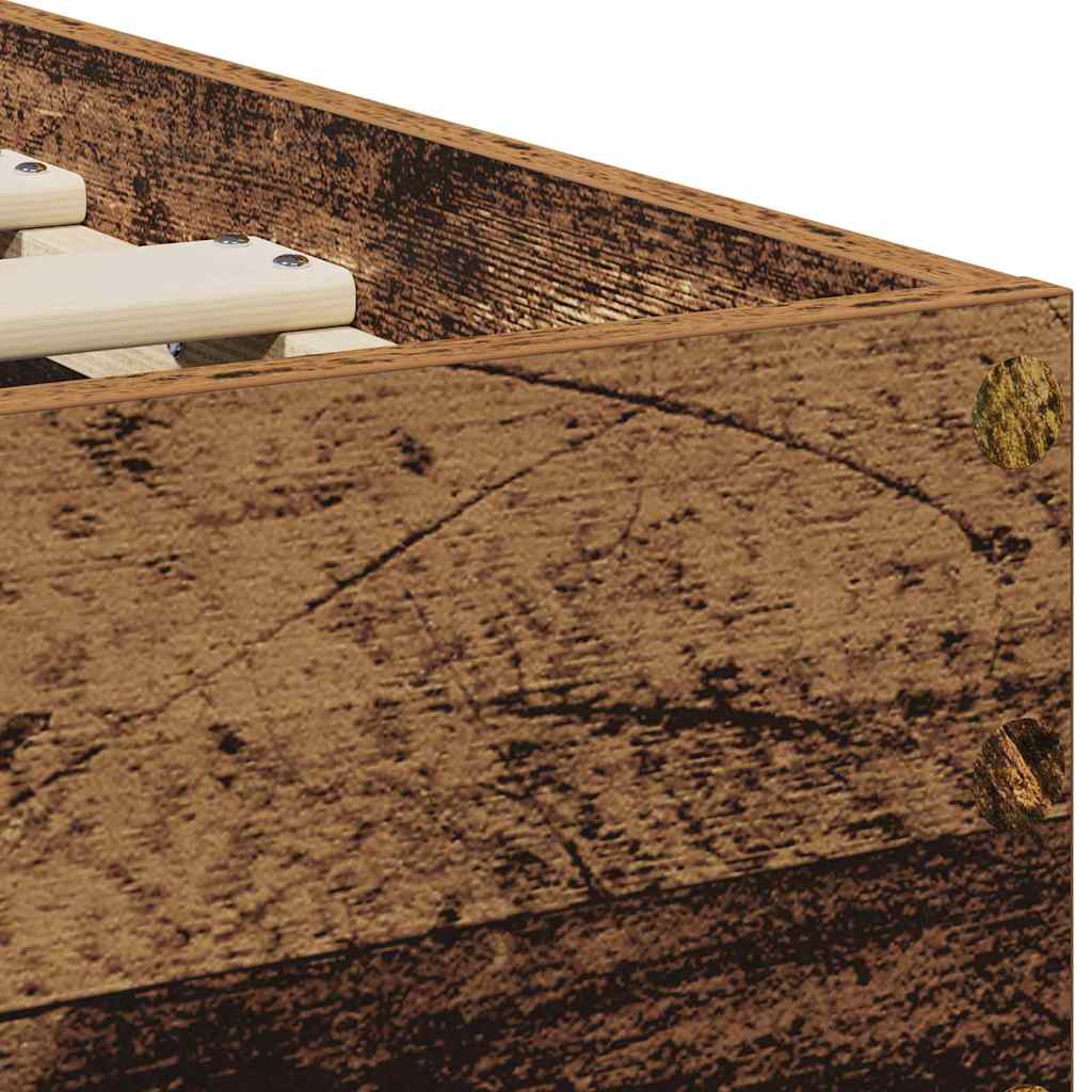 Cadre de lit Bois ancien 75 x 190 cm Bois d'ingénierie - XIOS