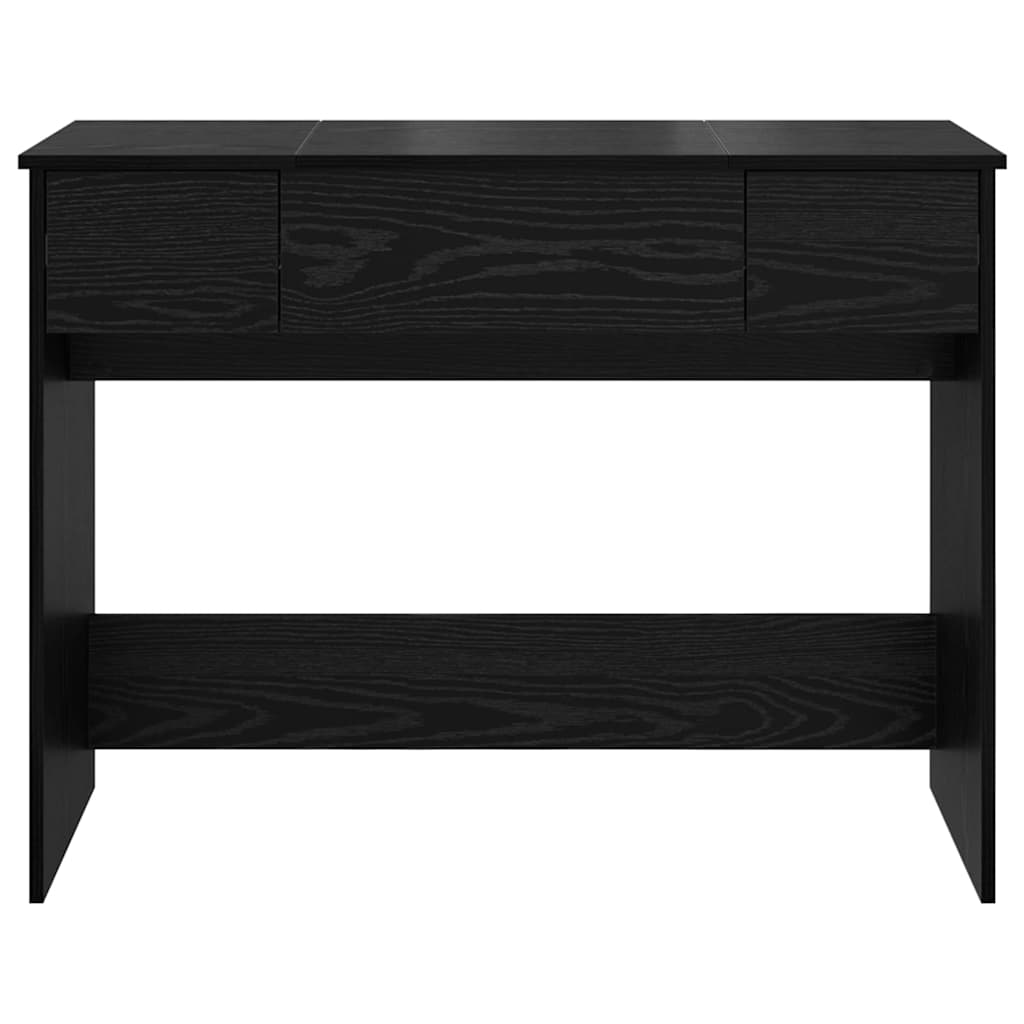 Table de Toilette Chêne noir 100 x 45 x 76 cm Bois d'ingénierie - XIOS