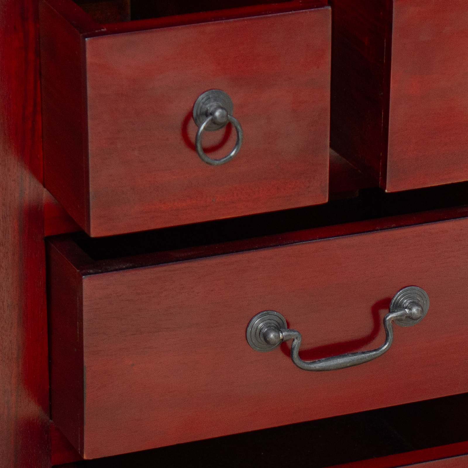 Commode Marron 45 x 35 x 100,5 cm Bois de Mahogany Massif - XIOS