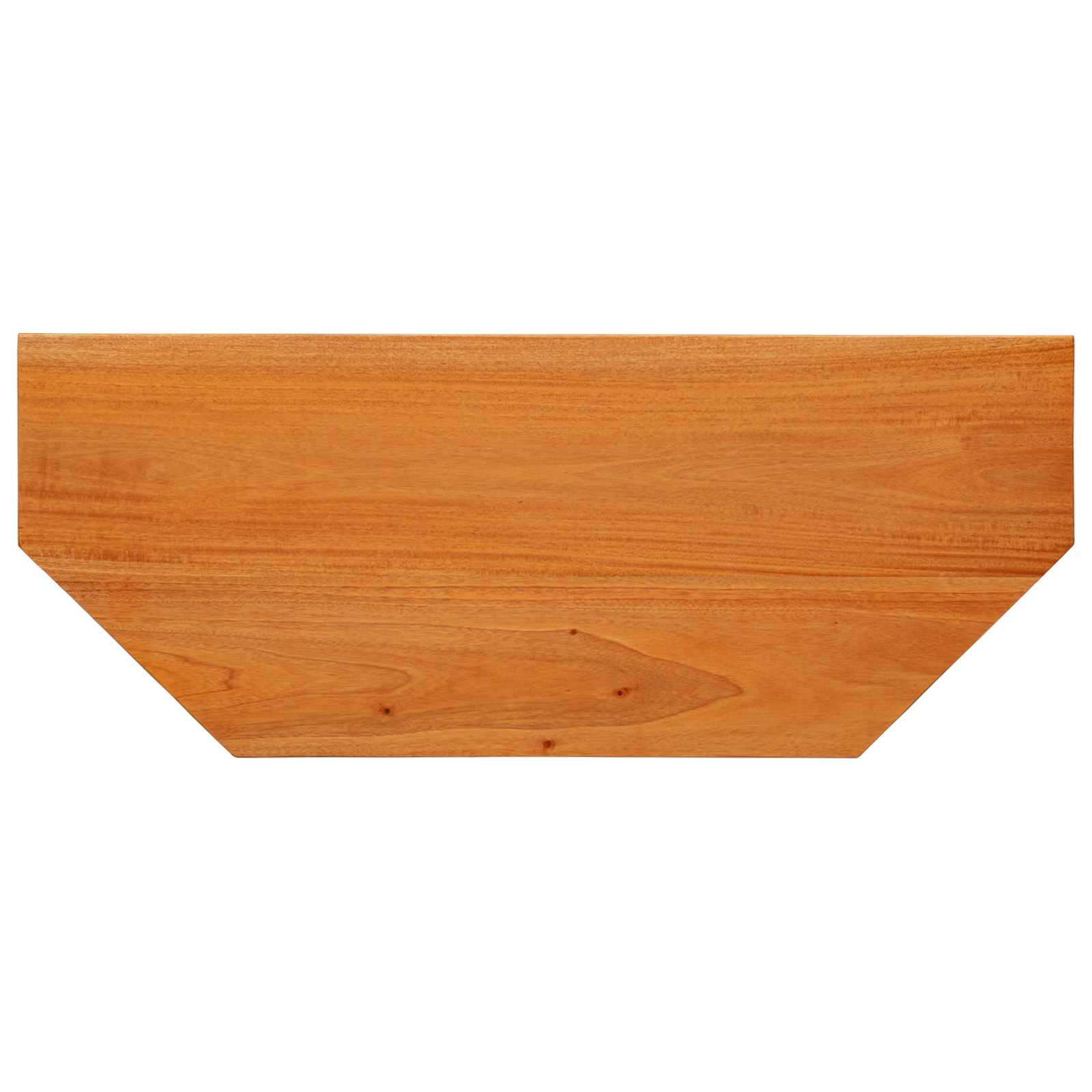 Meuble TV Naturel 100 x 40,5 x 46 cm Bois de Mahogany Massif - XIOS