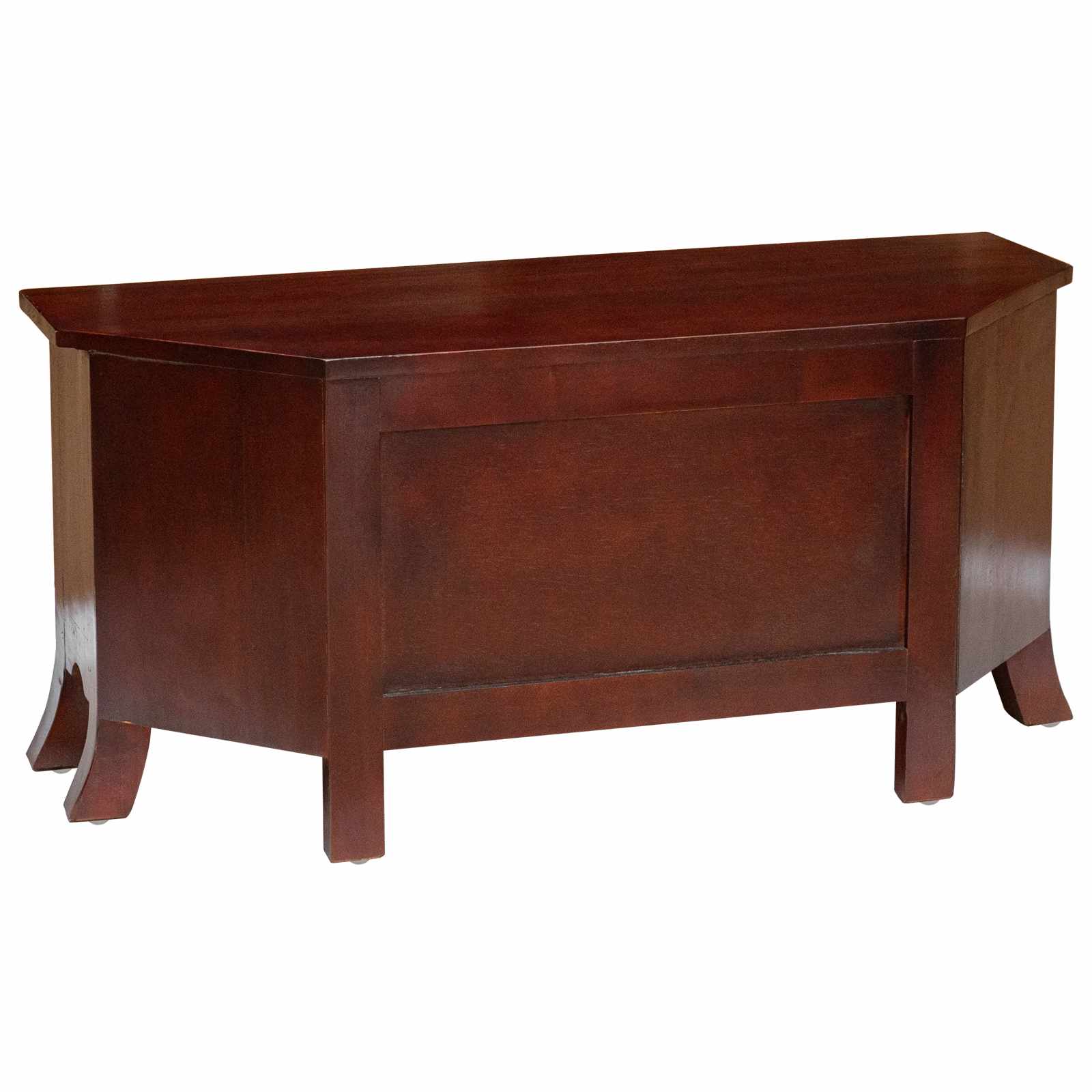 Meuble TV Marron 100 x 40,5 x 46 cm Bois de Mahogany Massif - XIOS