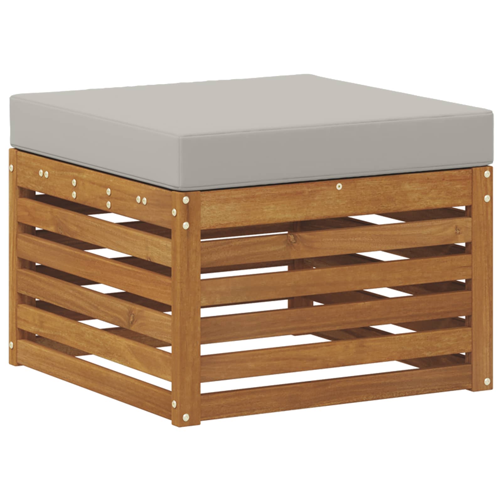 Ensembles de canapés avec coussin 4 pcs Gris Naturel et Clair - XIOS