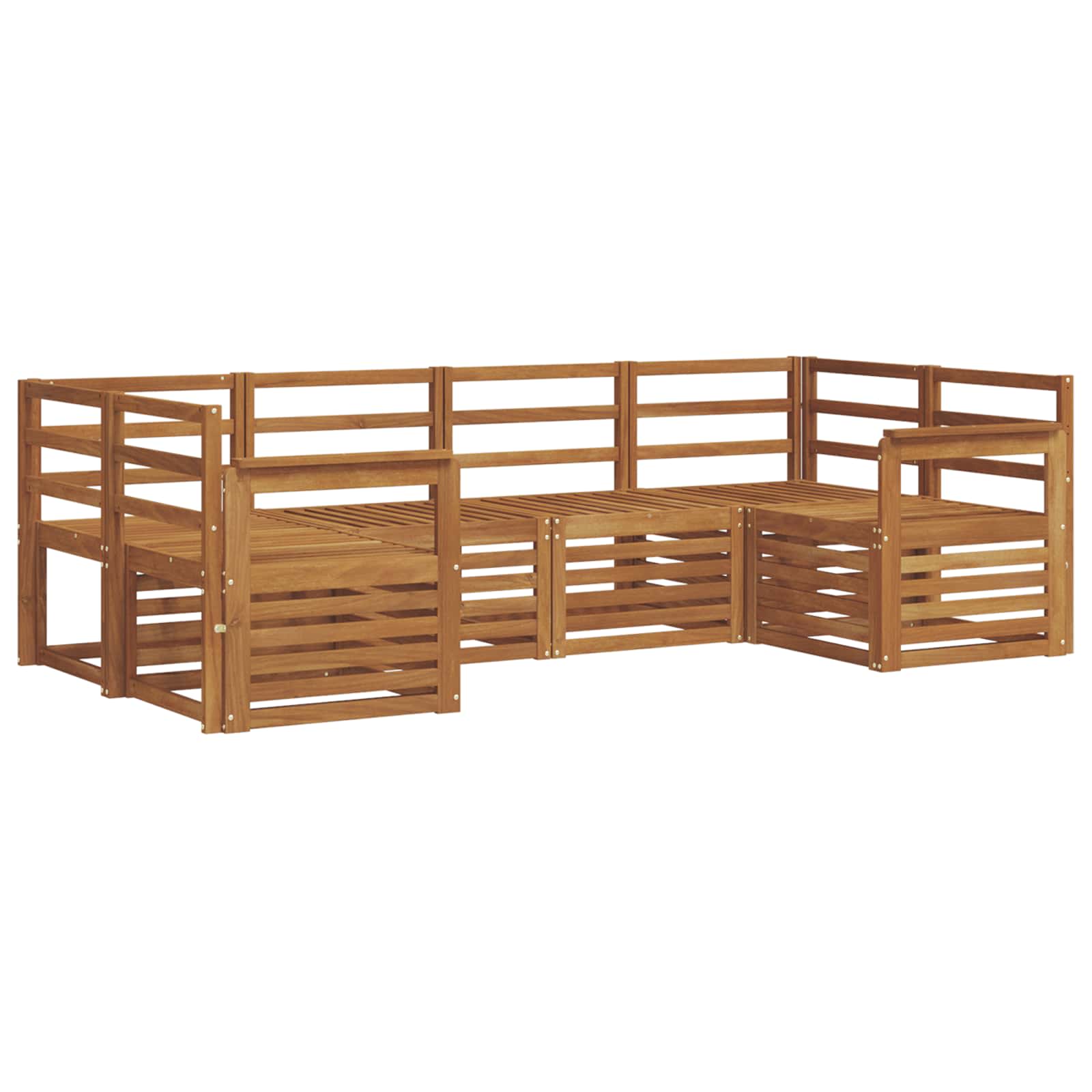 Ensemble de canapé d'angle 6 pcs Naturel - XIOS