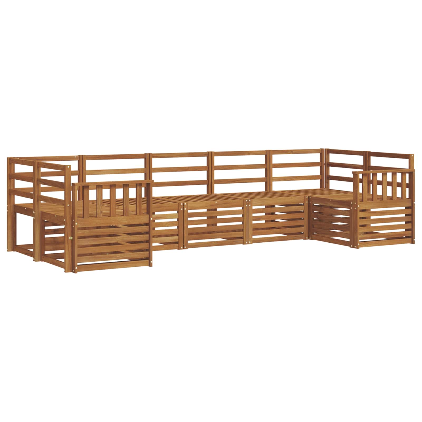 Ensemble de canapé d'angle 7 pcs Naturel - XIOS