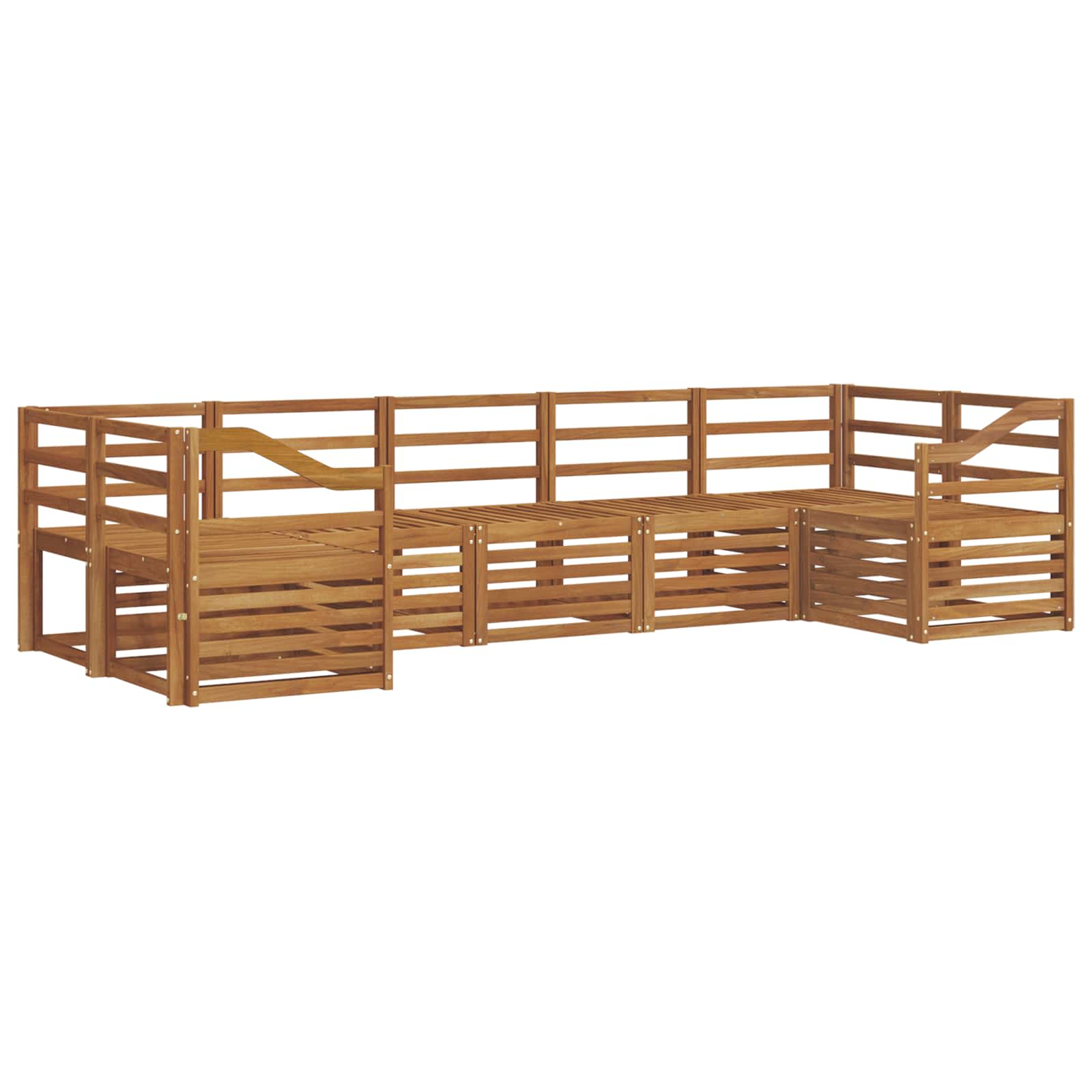 Ensemble de canapé d'angle 7 pcs Naturel - XIOS