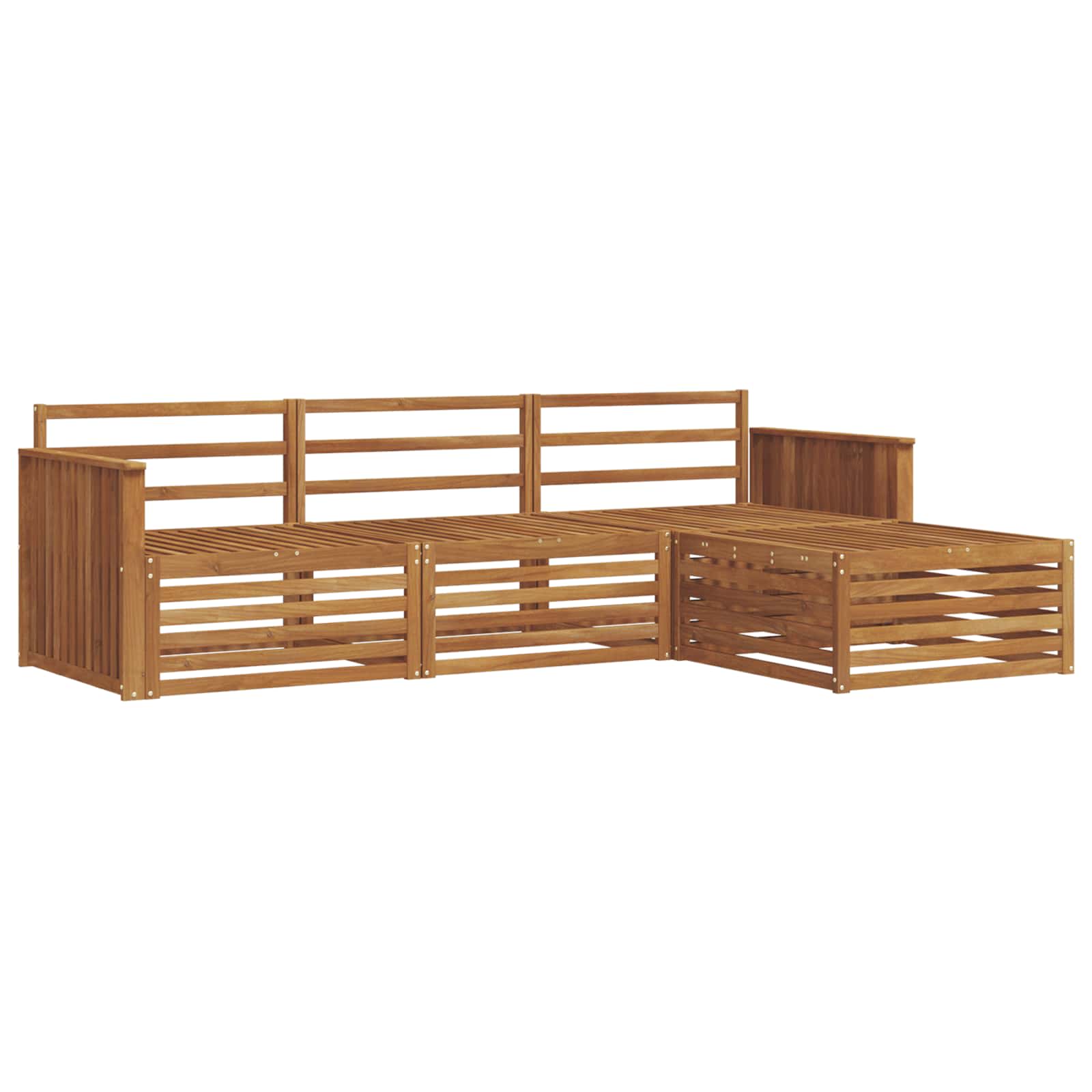 Ensemble de canapés d'extérieur Naturel 249,5 x 162,5 x 73 cm - XIOS