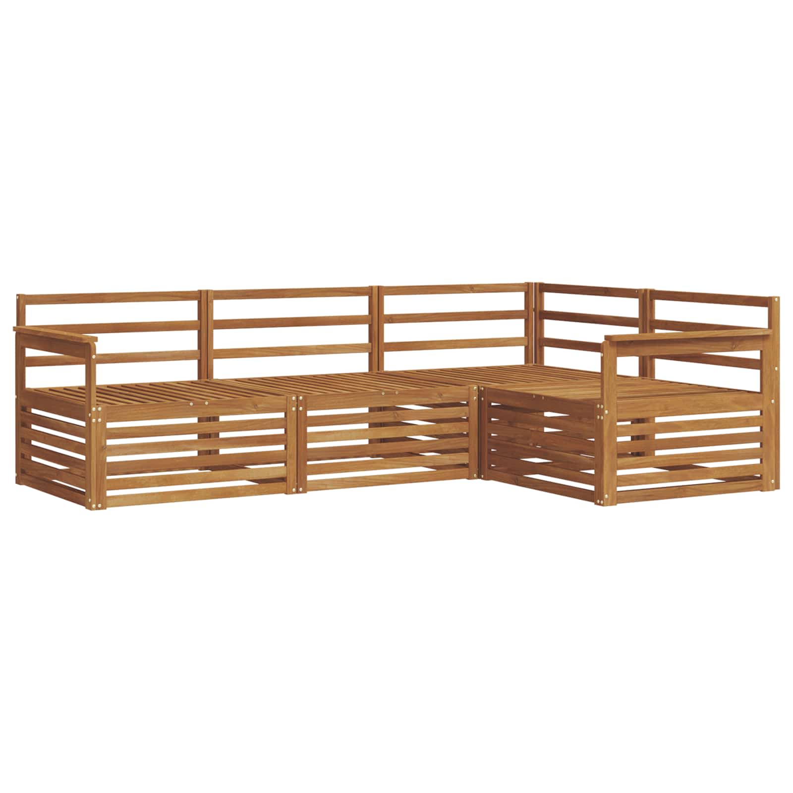 Ensemble de canapés d'extérieur 4 pcs Naturel - XIOS