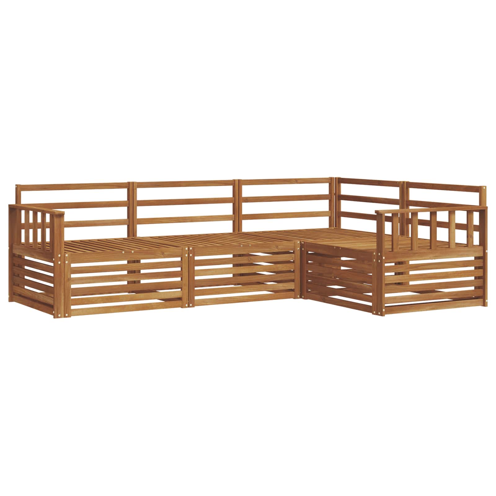 Ensemble de canapés d'extérieur 4 pcs Naturel - XIOS